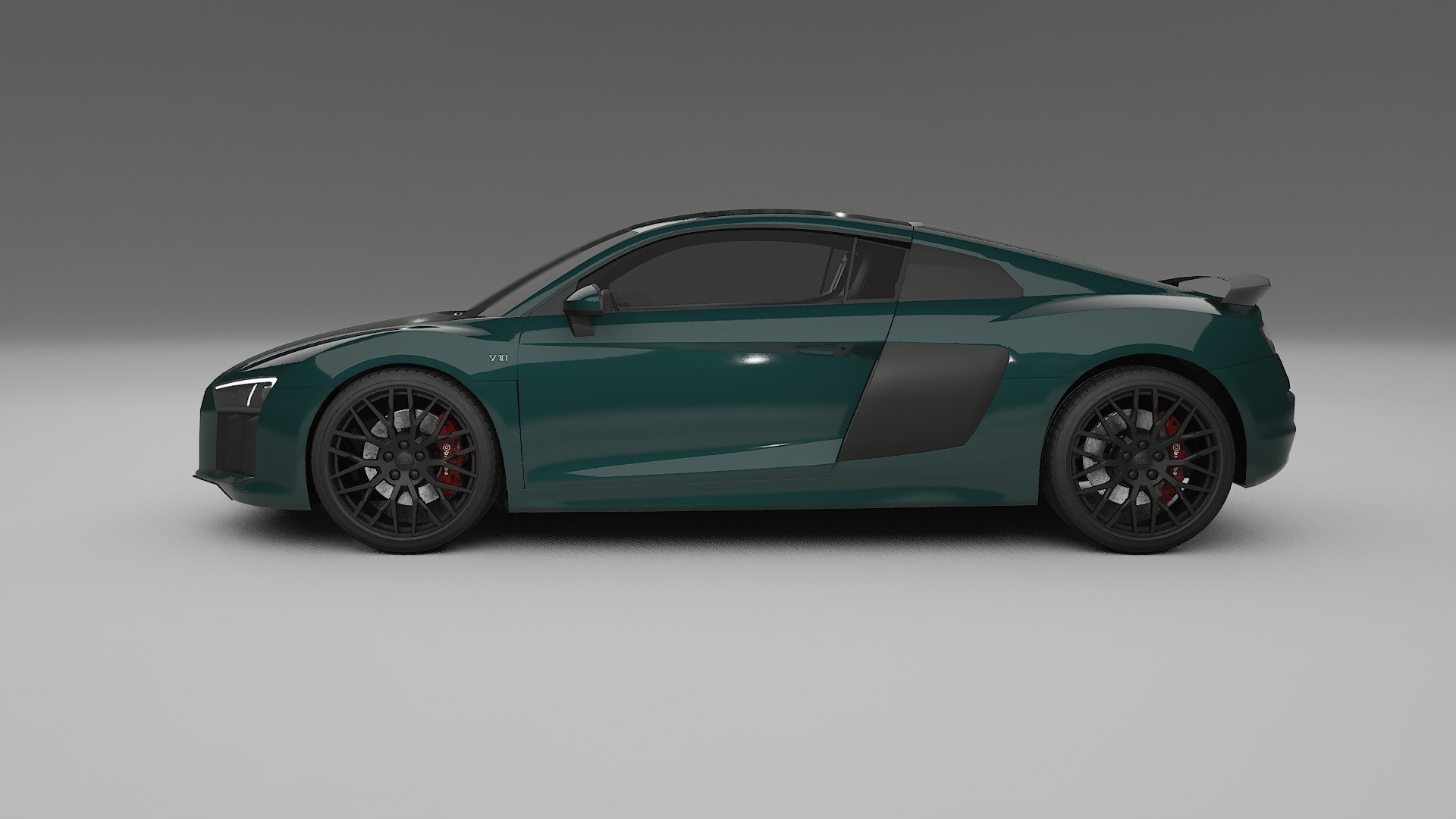 Audi R8 typ 4S prefacelift pre LCI TPU Lackskyddsfilm | INFERNO Färgskiftande PPF – Komplett Förskuret Kit