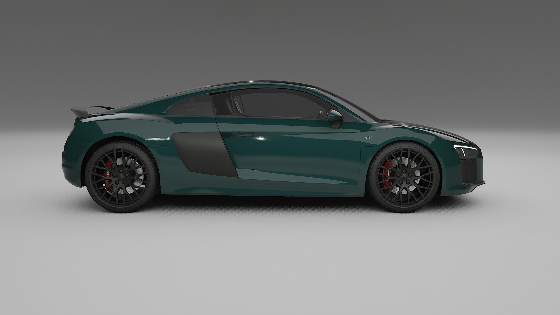Audi R8 typ 4S prefacelift pre LCI TPU Lackskyddsfilm | INFERNO Färgskiftande PPF – Komplett Förskuret Kit