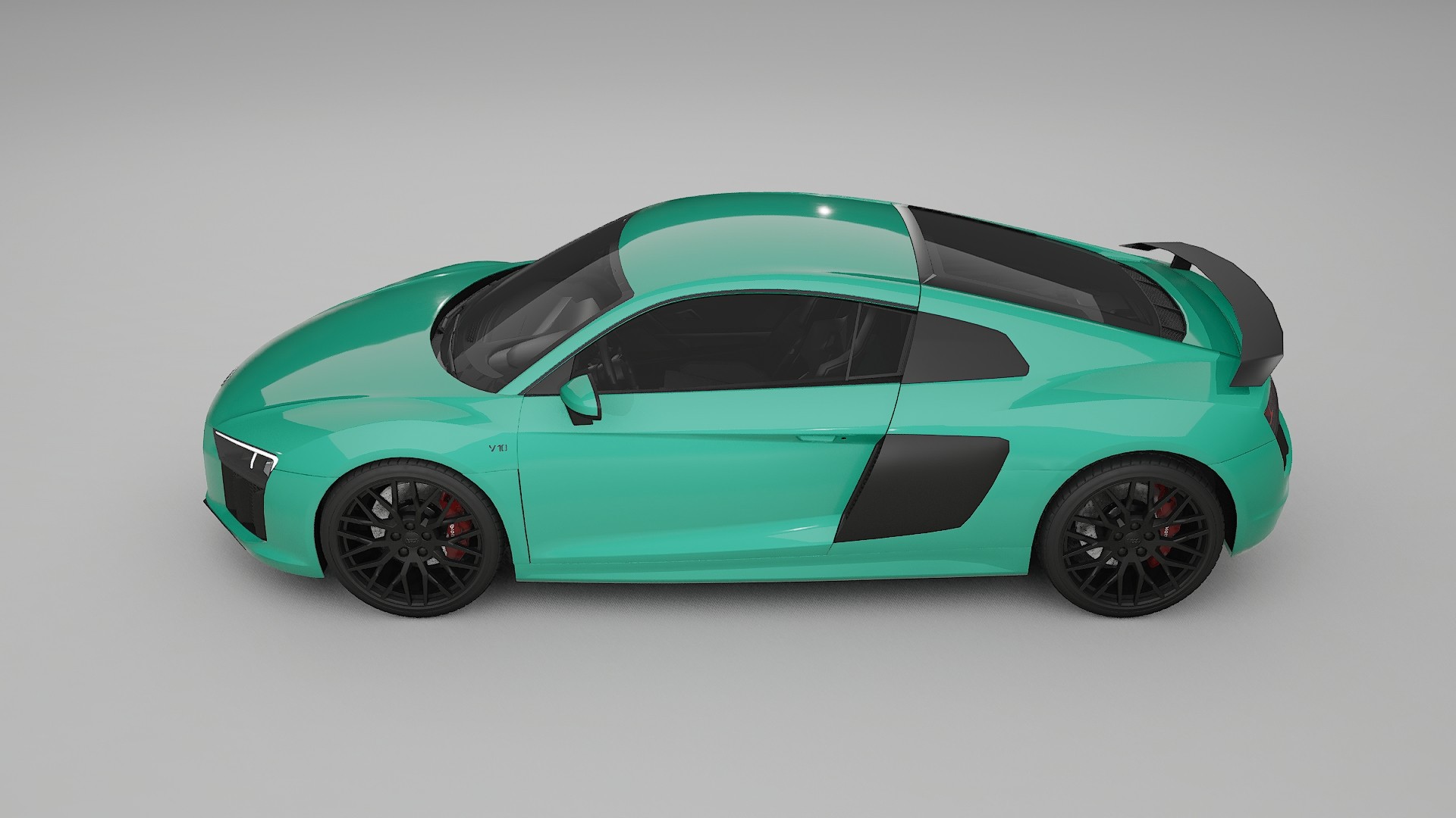 Audi R8 typ 4S prefacelift pre LCI TPU Lackskyddsfilm | JEWEL Färgskiftande PPF – Komplett Förskuret Kit