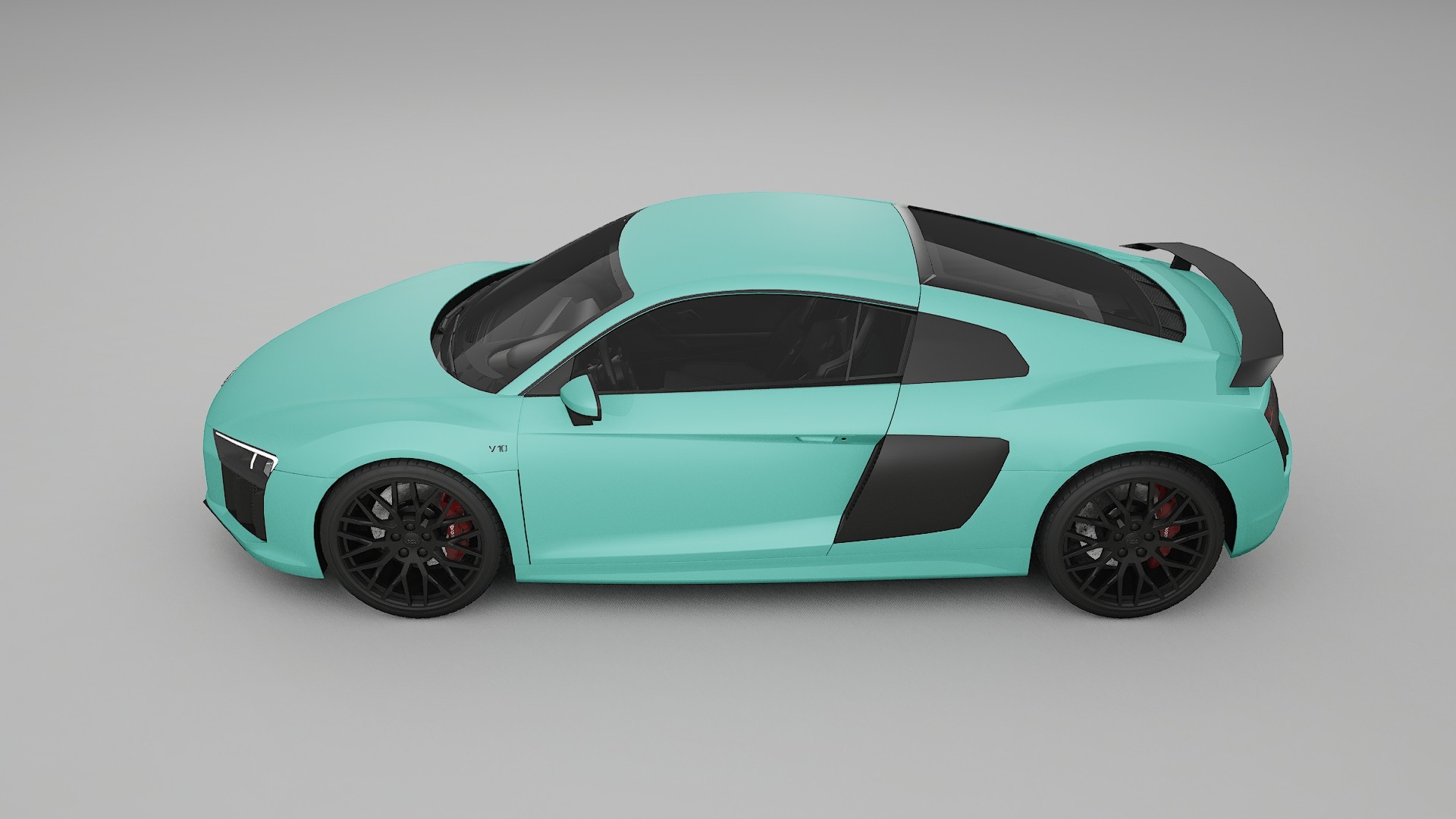 Audi R8 typ 4S prefacelift pre LCI TPU Lackskyddsfilm | FROST Färgskiftande PPF – Komplett Förskuret Kit