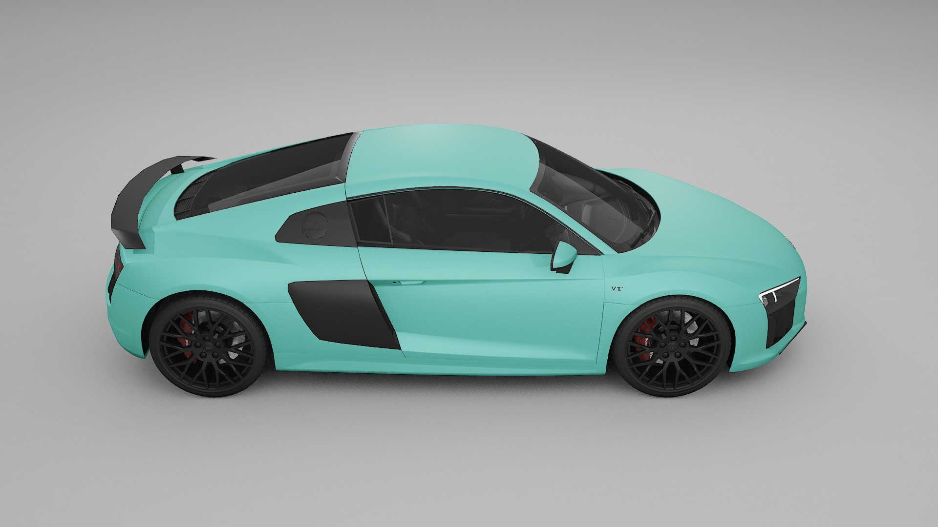 Audi R8 typ 4S prefacelift pre LCI TPU Lackskyddsfilm | FROST Färgskiftande PPF – Komplett Förskuret Kit