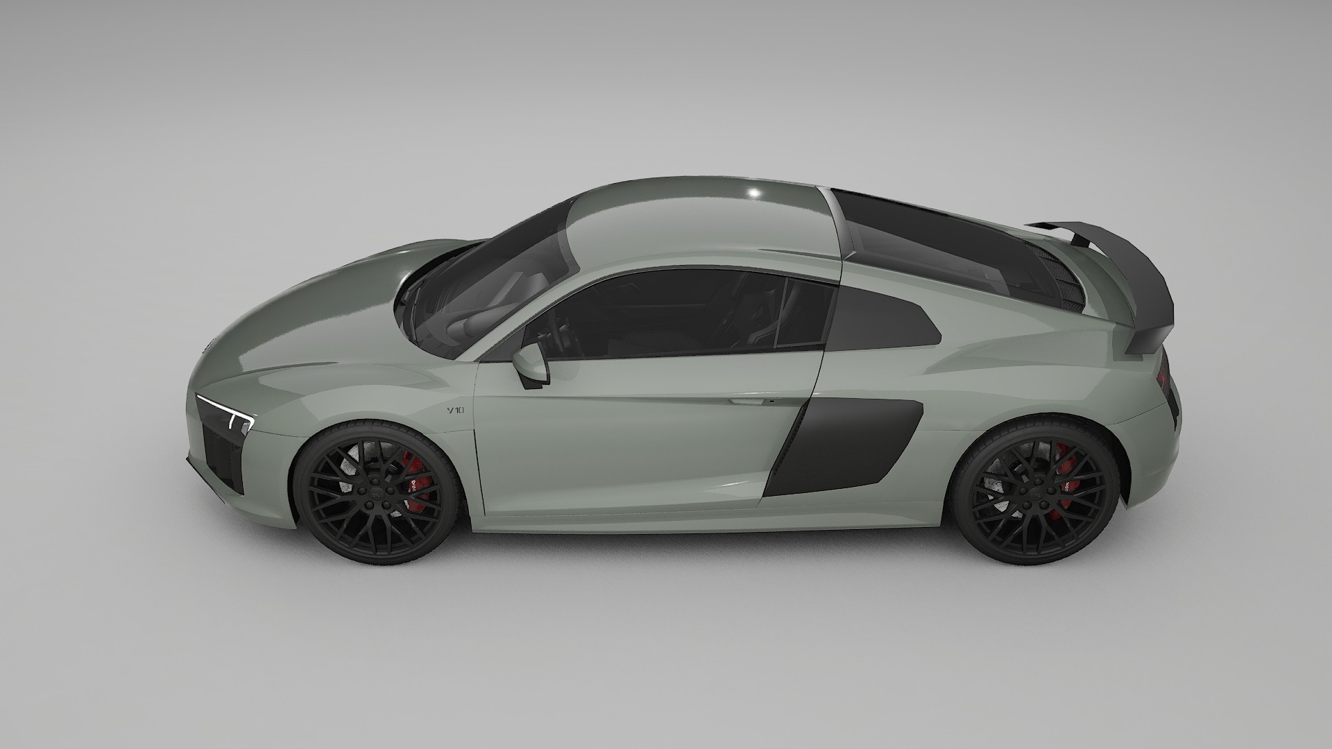Audi R8 typ 4S prefacelift pre LCI TPU Lackskyddsfilm | SLATE Färgskiftande PPF – Komplett Förskuret Kit