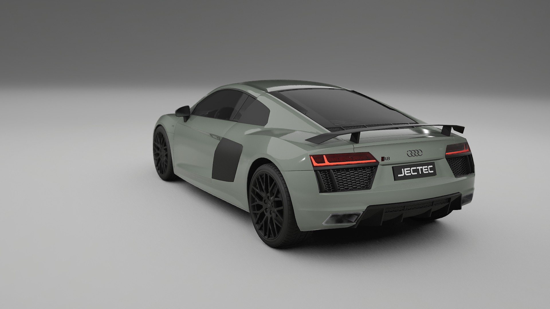 Audi R8 typ 4S prefacelift pre LCI TPU Lackskyddsfilm | SLATE Färgskiftande PPF – Komplett Förskuret Kit