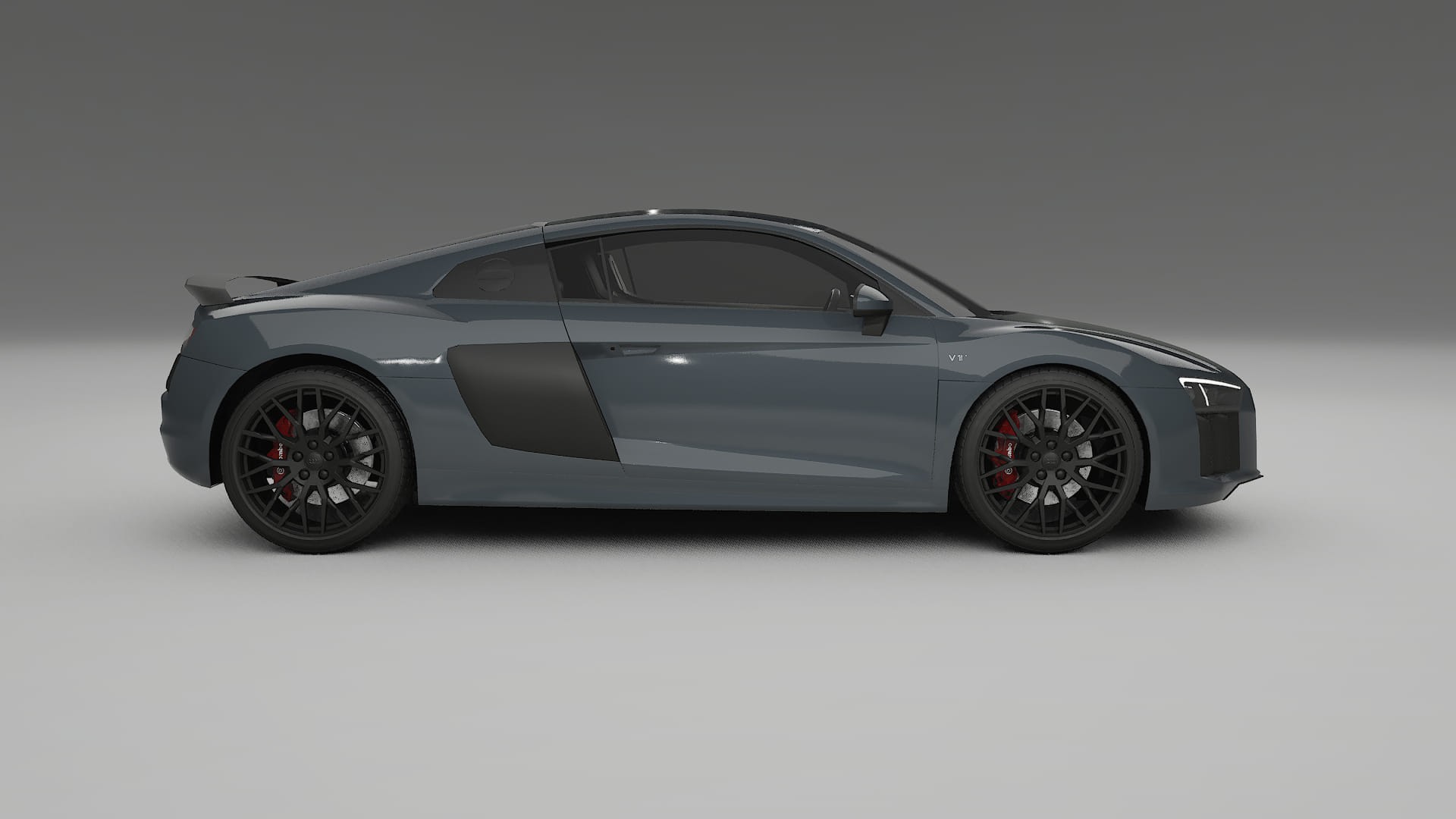 Audi R8 typ 4S prefacelift pre LCI TPU Lackskyddsfilm | GRANITE Färgskiftande PPF – Komplett Förskuret Kit