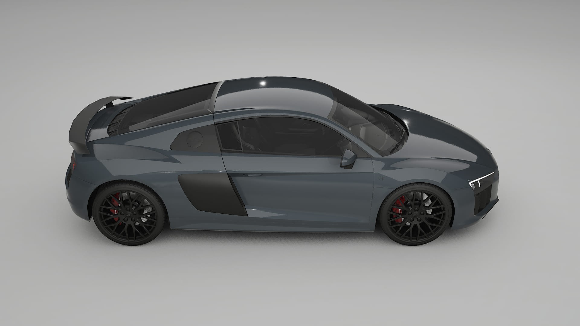 Audi R8 typ 4S prefacelift pre LCI TPU Lackskyddsfilm | GRANITE Färgskiftande PPF – Komplett Förskuret Kit