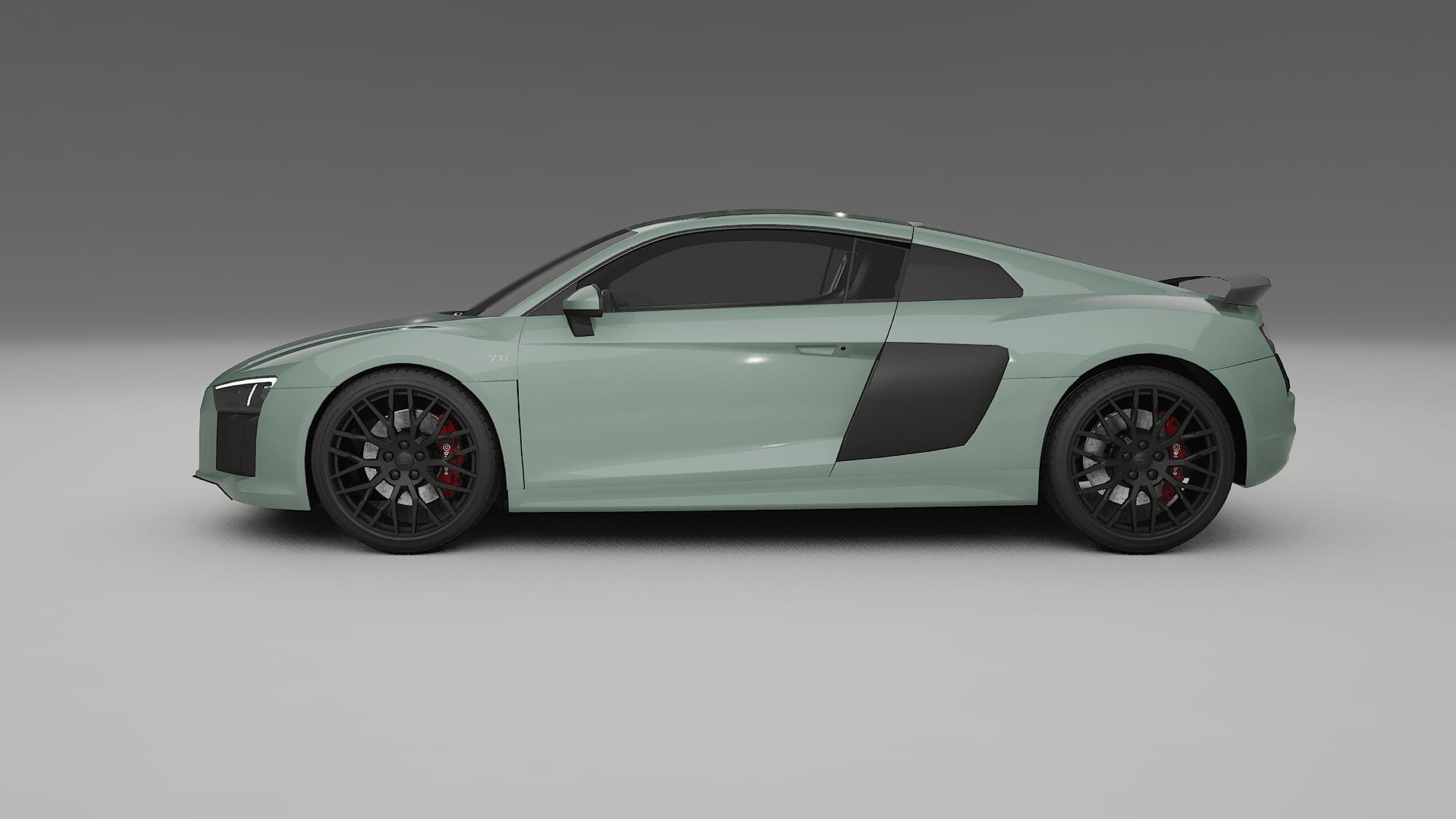Audi R8 typ 4S prefacelift pre LCI TPU Lackskyddsfilm | CINDER Färgskiftande PPF – Komplett Förskuret Kit
