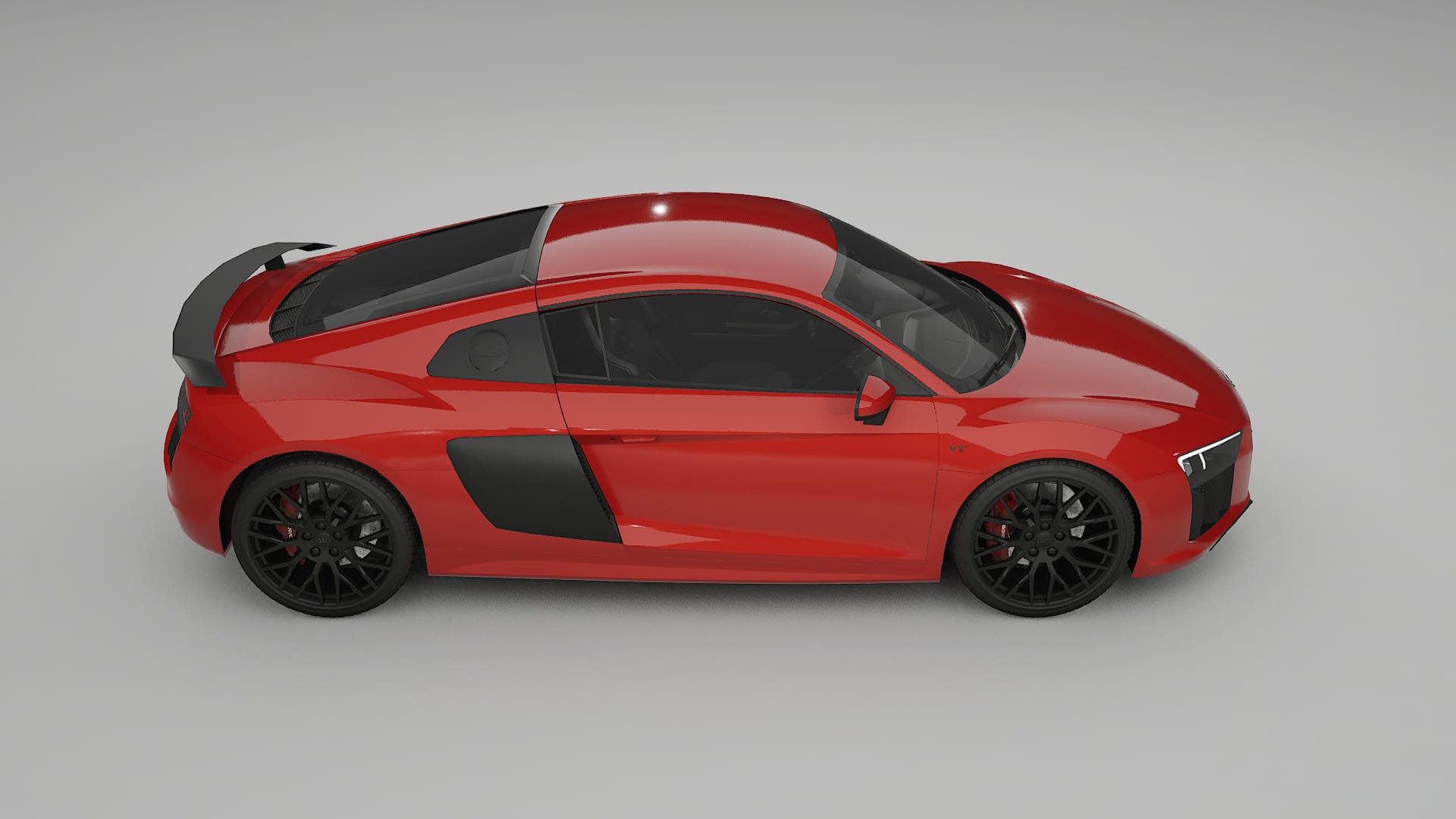 Audi R8 typ 4S prefacelift pre LCI TPU Lackskyddsfilm | BLAZE Färgskiftande PPF – Komplett Förskuret Kit