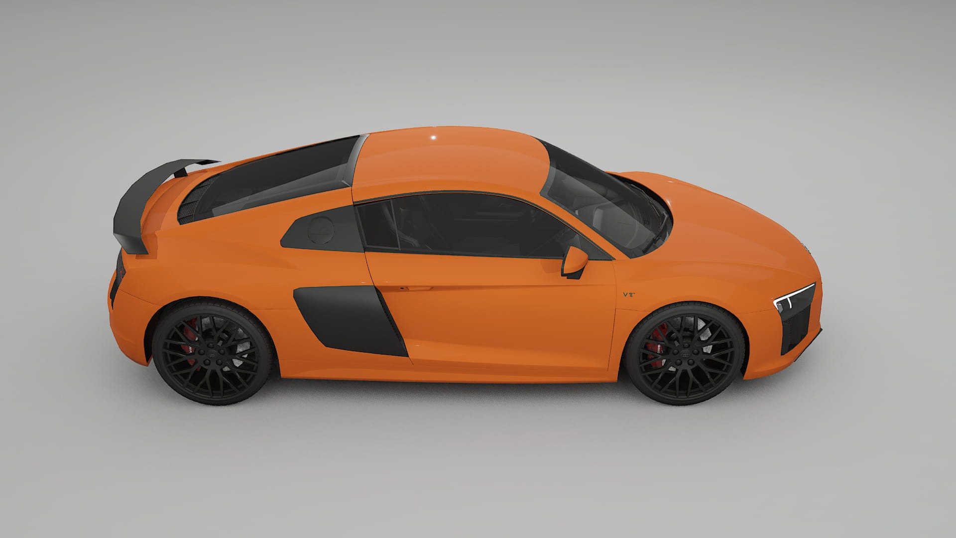 Audi R8 typ 4S prefacelift pre LCI TPU Lackskyddsfilm | ROCKET Färgskiftande PPF – Komplett Förskuret Kit