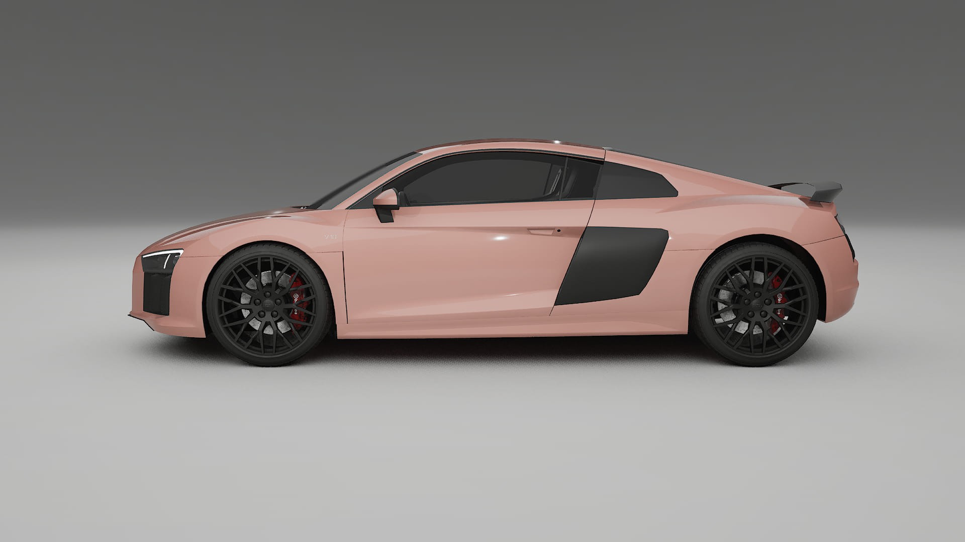 Audi R8 typ 4S prefacelift pre LCI TPU Lackskyddsfilm | BLUSH Färgskiftande PPF – Komplett Förskuret Kit