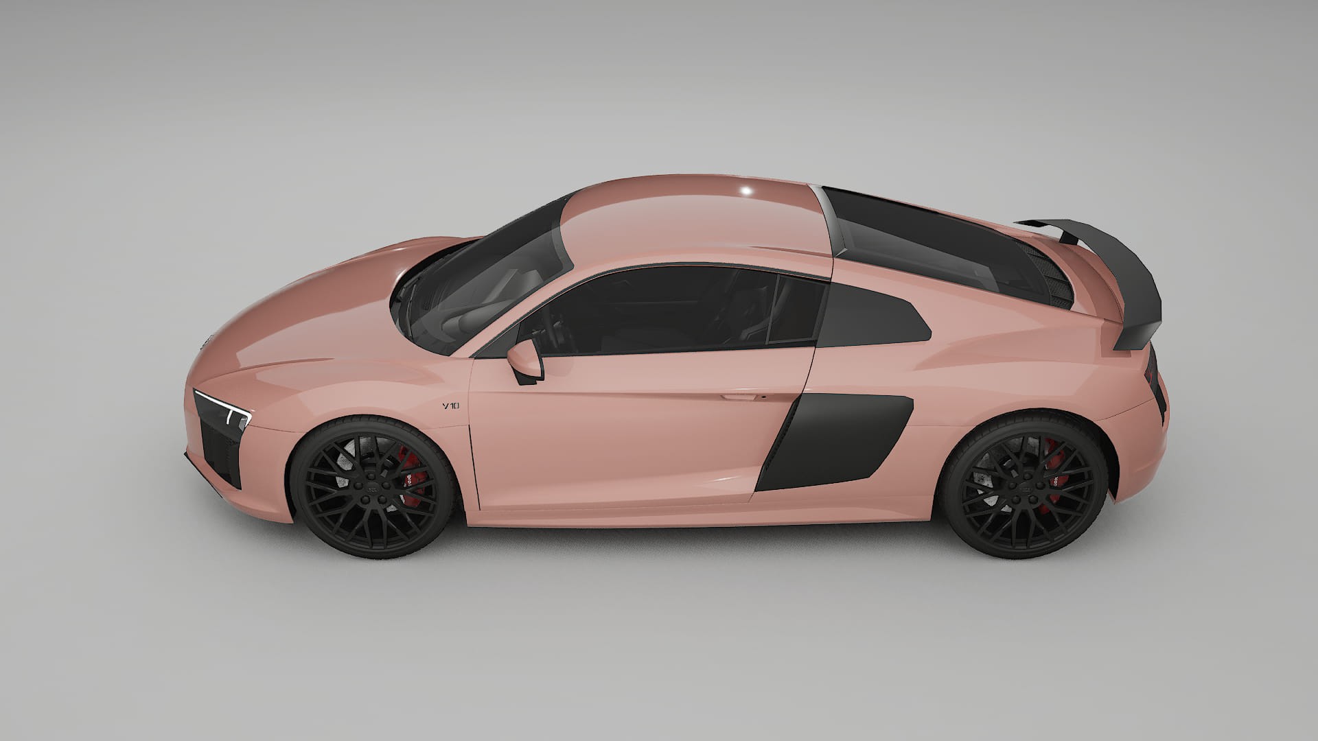Audi R8 typ 4S prefacelift pre LCI TPU Lackskyddsfilm | BLUSH Färgskiftande PPF – Komplett Förskuret Kit