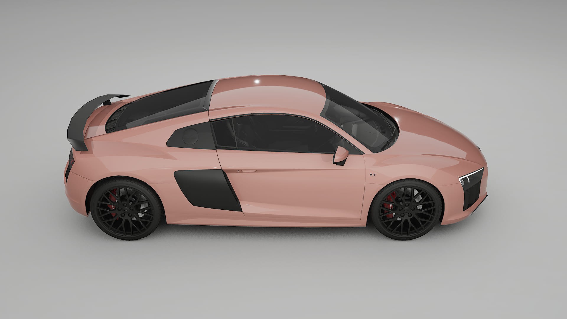 Audi R8 typ 4S prefacelift pre LCI TPU Lackskyddsfilm | BLUSH Färgskiftande PPF – Komplett Förskuret Kit