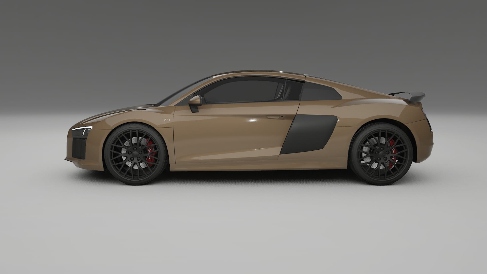 Audi R8 typ 4S prefacelift pre LCI TPU Lackskyddsfilm | SAHARA Färgskiftande PPF – Komplett Förskuret Kit