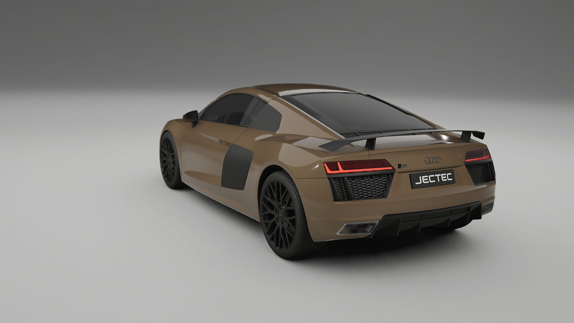 Audi R8 typ 4S prefacelift pre LCI TPU Lackskyddsfilm | SAHARA Färgskiftande PPF – Komplett Förskuret Kit
