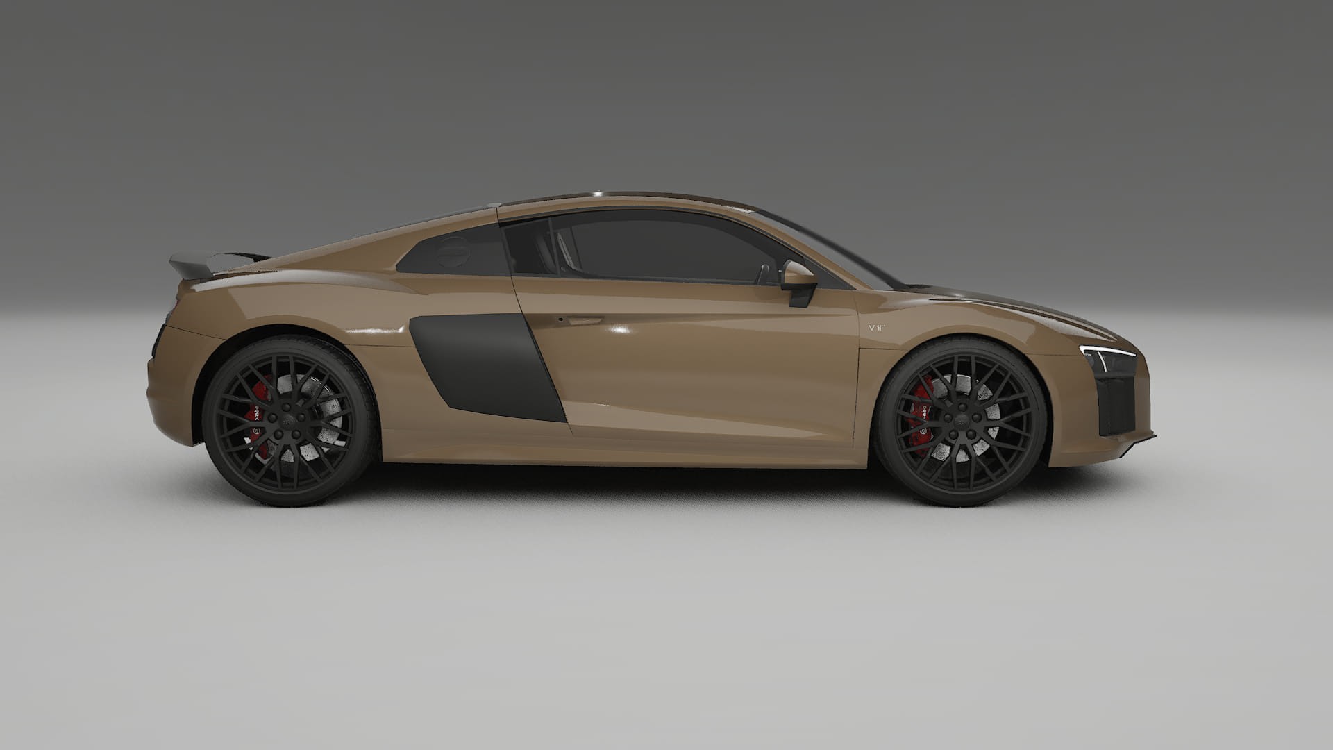 Audi R8 typ 4S prefacelift pre LCI TPU Lackskyddsfilm | SAHARA Färgskiftande PPF – Komplett Förskuret Kit