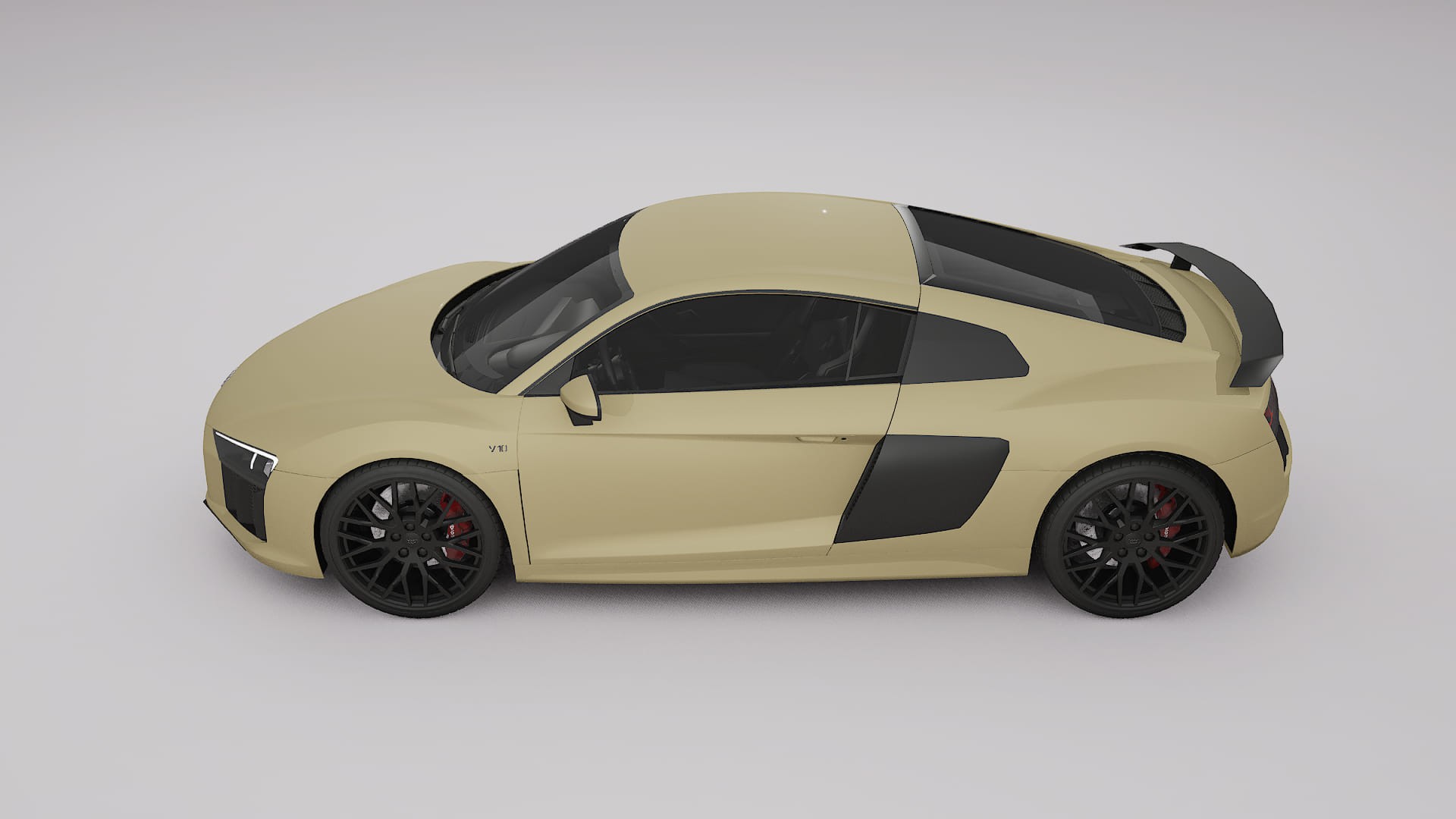 Audi R8 typ 4S prefacelift pre LCI TPU Lackskyddsfilm | SAND Färgskiftande PPF – Komplett Förskuret Kit