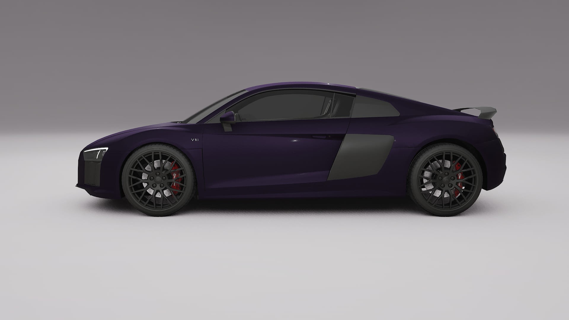 Audi R8 typ 4S prefacelift pre LCI TPU Lackskyddsfilm | VIOLET Färgskiftande PPF – Komplett Förskuret Kit