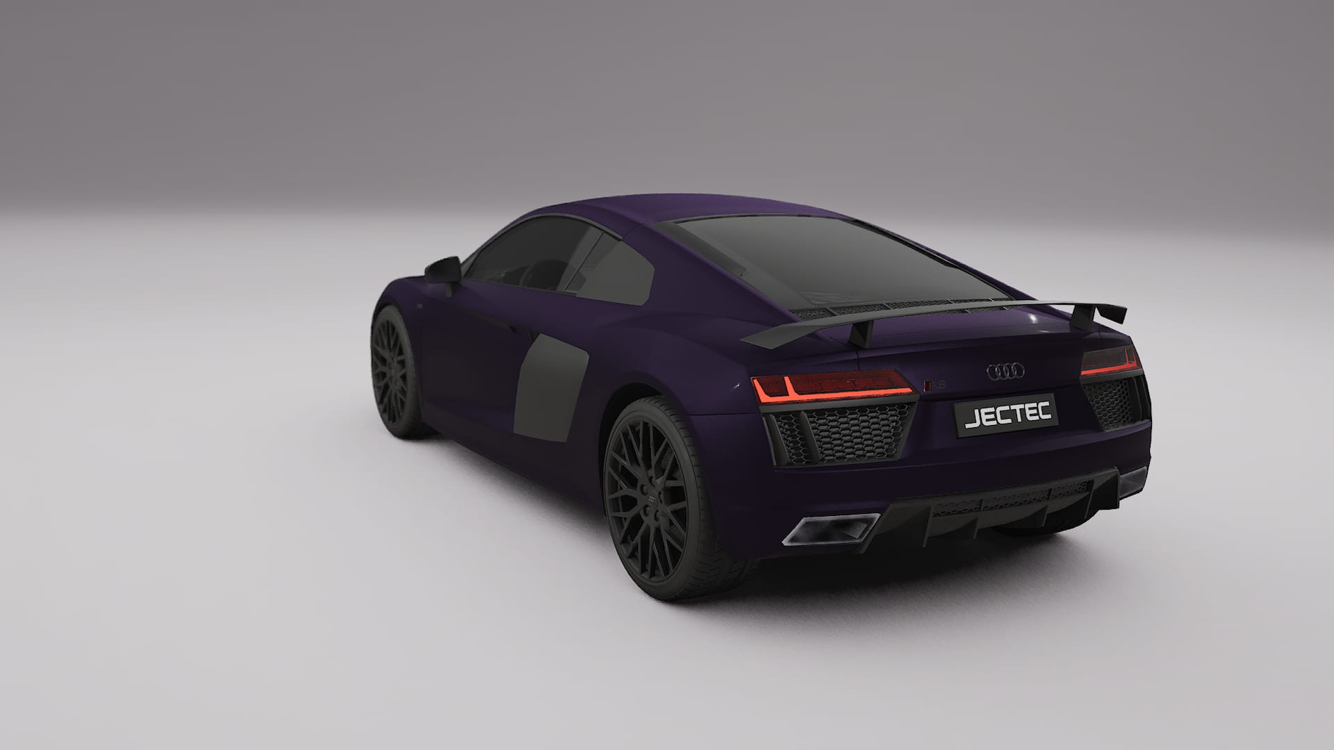 Audi R8 typ 4S prefacelift pre LCI TPU Lackskyddsfilm | VIOLET Färgskiftande PPF – Komplett Förskuret Kit