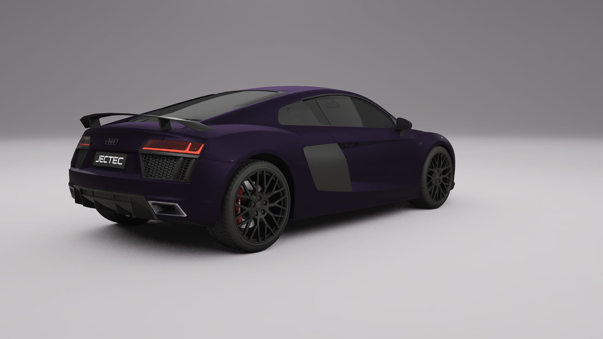 Audi R8 typ 4S prefacelift pre LCI TPU Lackskyddsfilm | VIOLET Färgskiftande PPF – Komplett Förskuret Kit