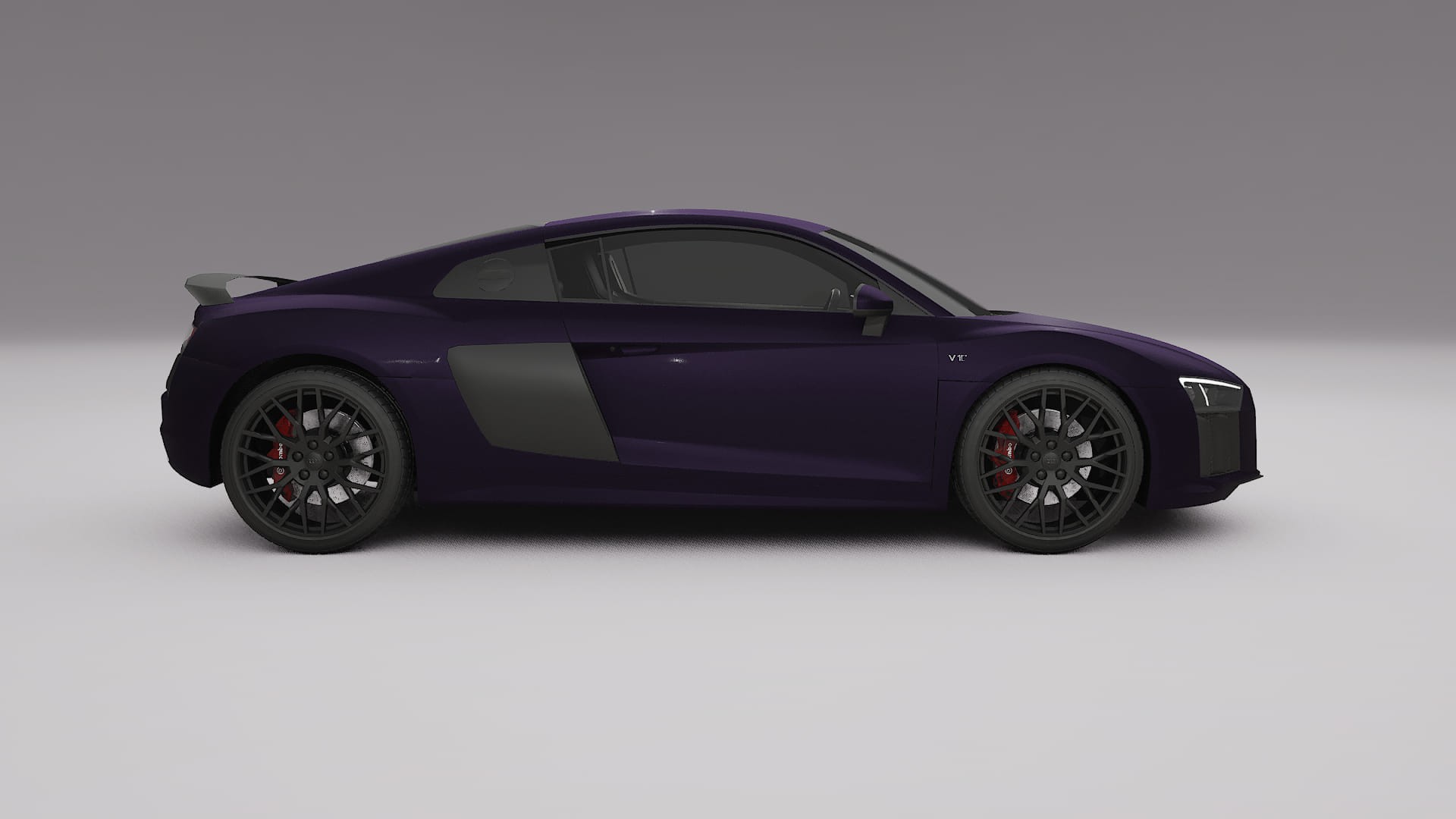 Audi R8 typ 4S prefacelift pre LCI TPU Lackskyddsfilm | VIOLET Färgskiftande PPF – Komplett Förskuret Kit
