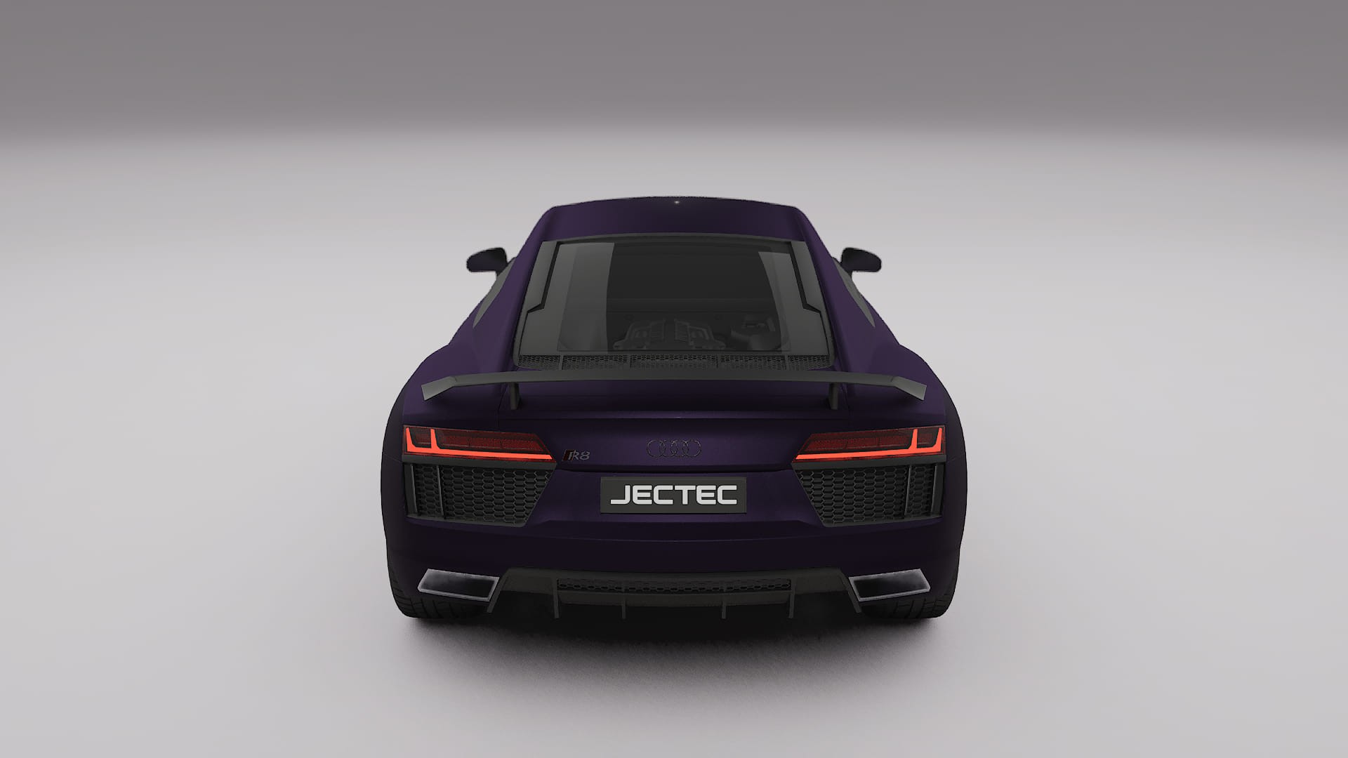 Audi R8 typ 4S prefacelift pre LCI TPU Lackskyddsfilm | VIOLET Färgskiftande PPF – Komplett Förskuret Kit