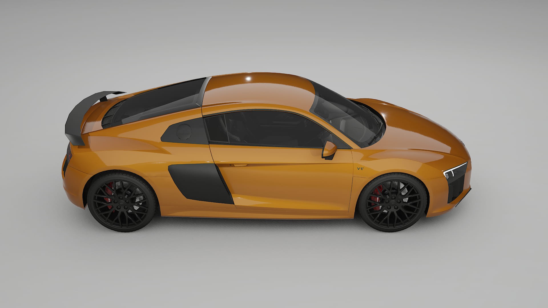 Audi R8 typ 4S prefacelift pre LCI TPU Lackskyddsfilm | DAISY Färgskiftande PPF – Komplett Förskuret Kit