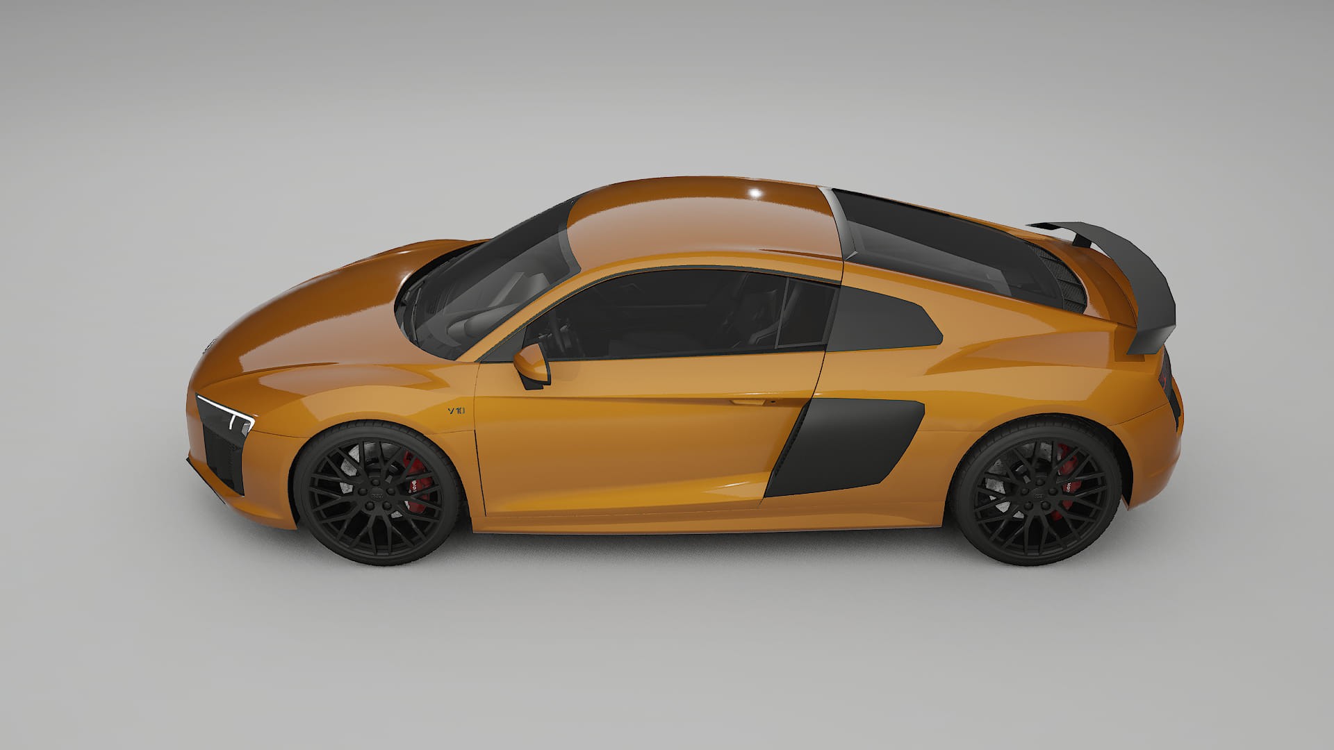 Audi R8 typ 4S prefacelift pre LCI TPU Lackskyddsfilm | DAISY Färgskiftande PPF – Komplett Förskuret Kit