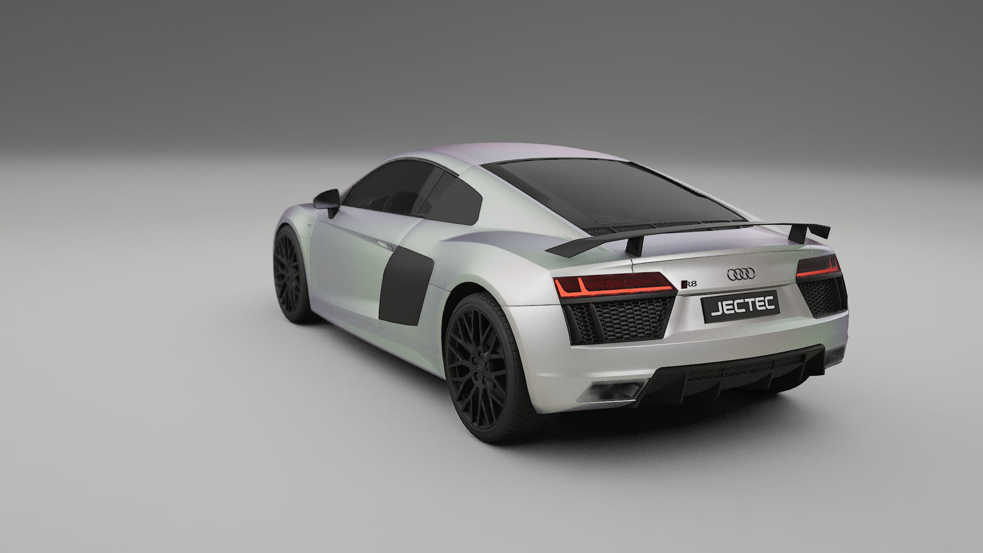 Audi R8 typ 4S prefacelift pre LCI TPU Lackskyddsfilm | NEBULA Färgskiftande PPF – Komplett Förskuret Kit