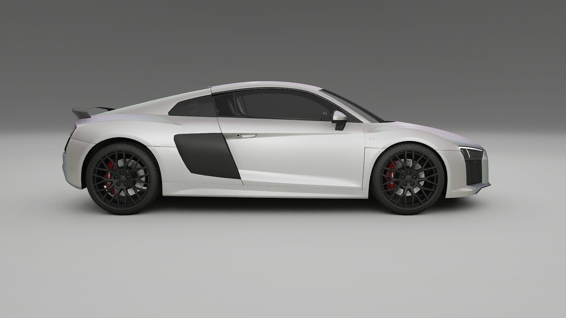 Audi R8 typ 4S prefacelift pre LCI TPU Lackskyddsfilm | NEBULA Färgskiftande PPF – Komplett Förskuret Kit