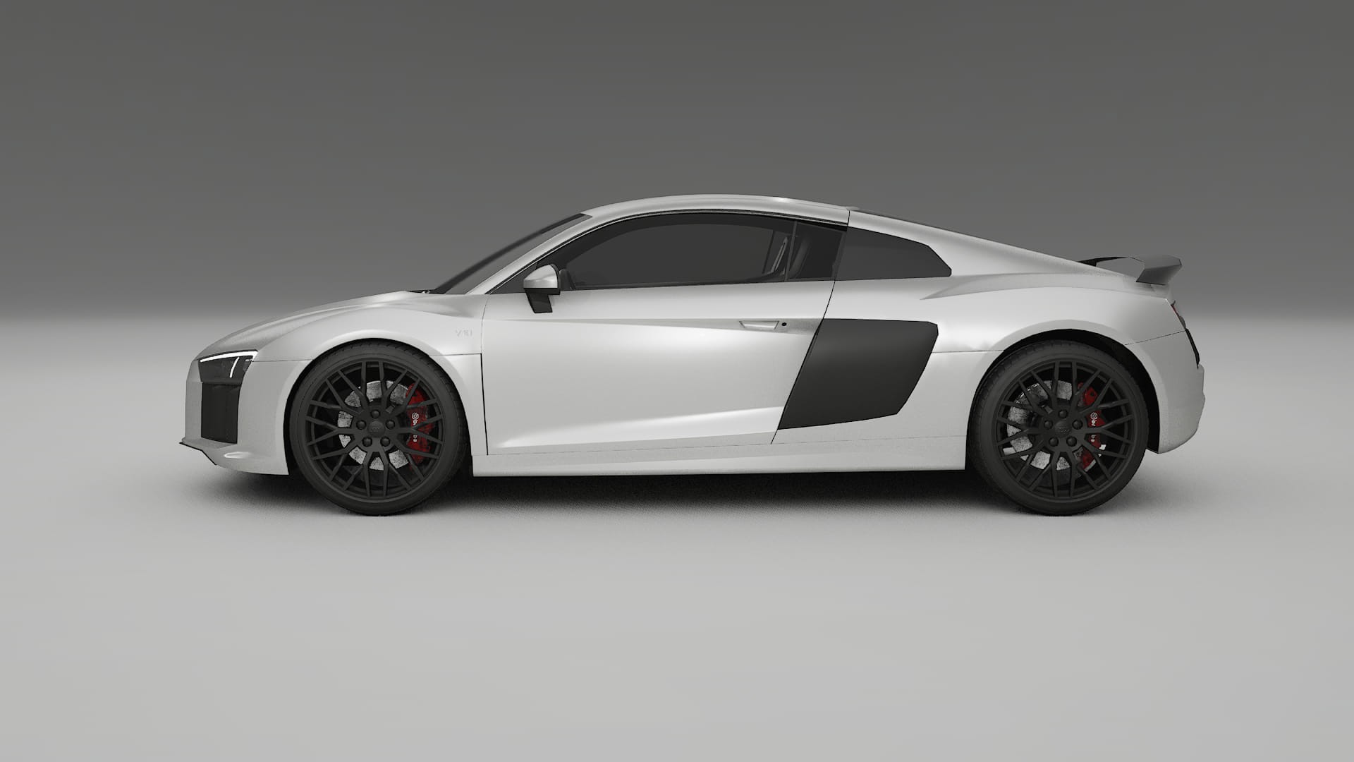 Audi R8 typ 4S prefacelift pre LCI TPU Lackskyddsfilm | OPAL Färgskiftande PPF – Komplett Förskuret Kit