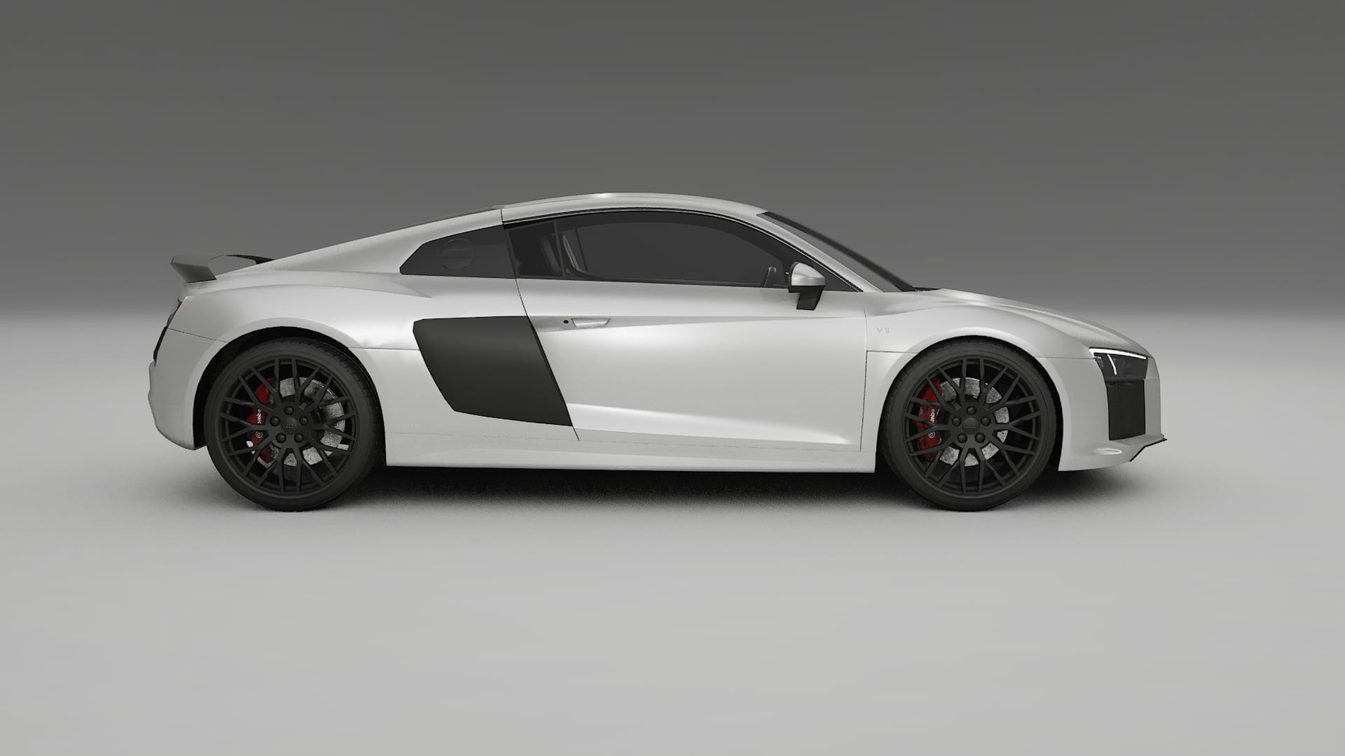 Audi R8 typ 4S prefacelift pre LCI TPU Lackskyddsfilm | OPAL Färgskiftande PPF – Komplett Förskuret Kit