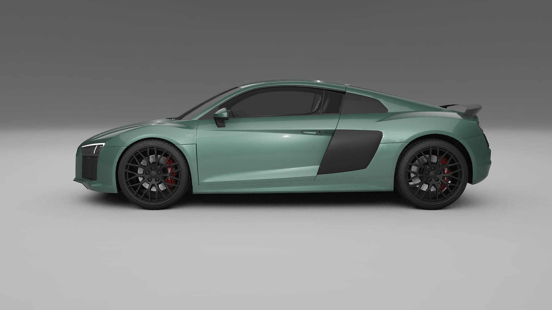 Audi R8 typ 4S prefacelift pre LCI TPU Lackskyddsfilm | EVERGREEN Färgskiftande PPF – Komplett Förskuret Kit