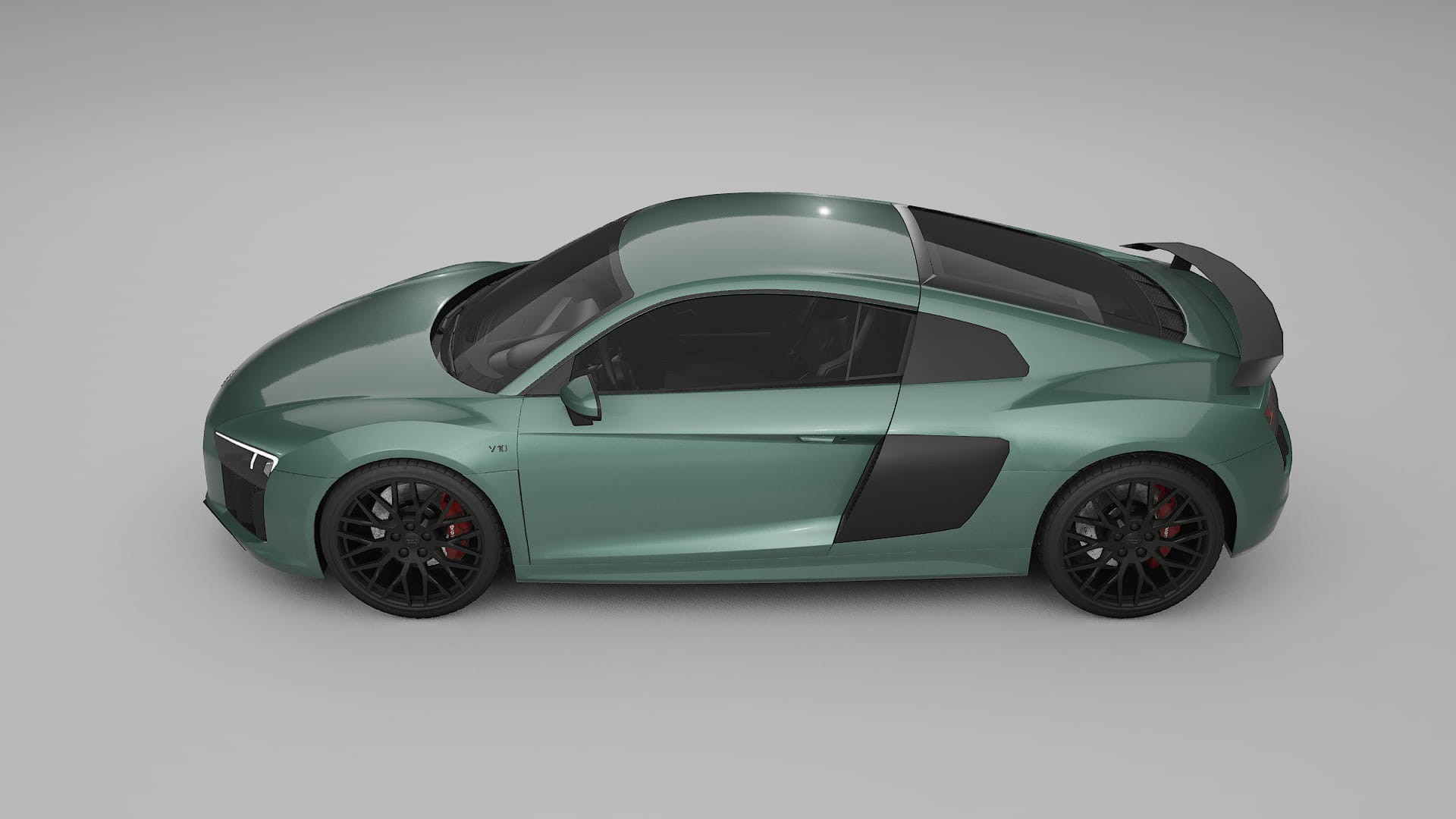 Audi R8 typ 4S prefacelift pre LCI TPU Lackskyddsfilm | EVERGREEN Färgskiftande PPF – Komplett Förskuret Kit