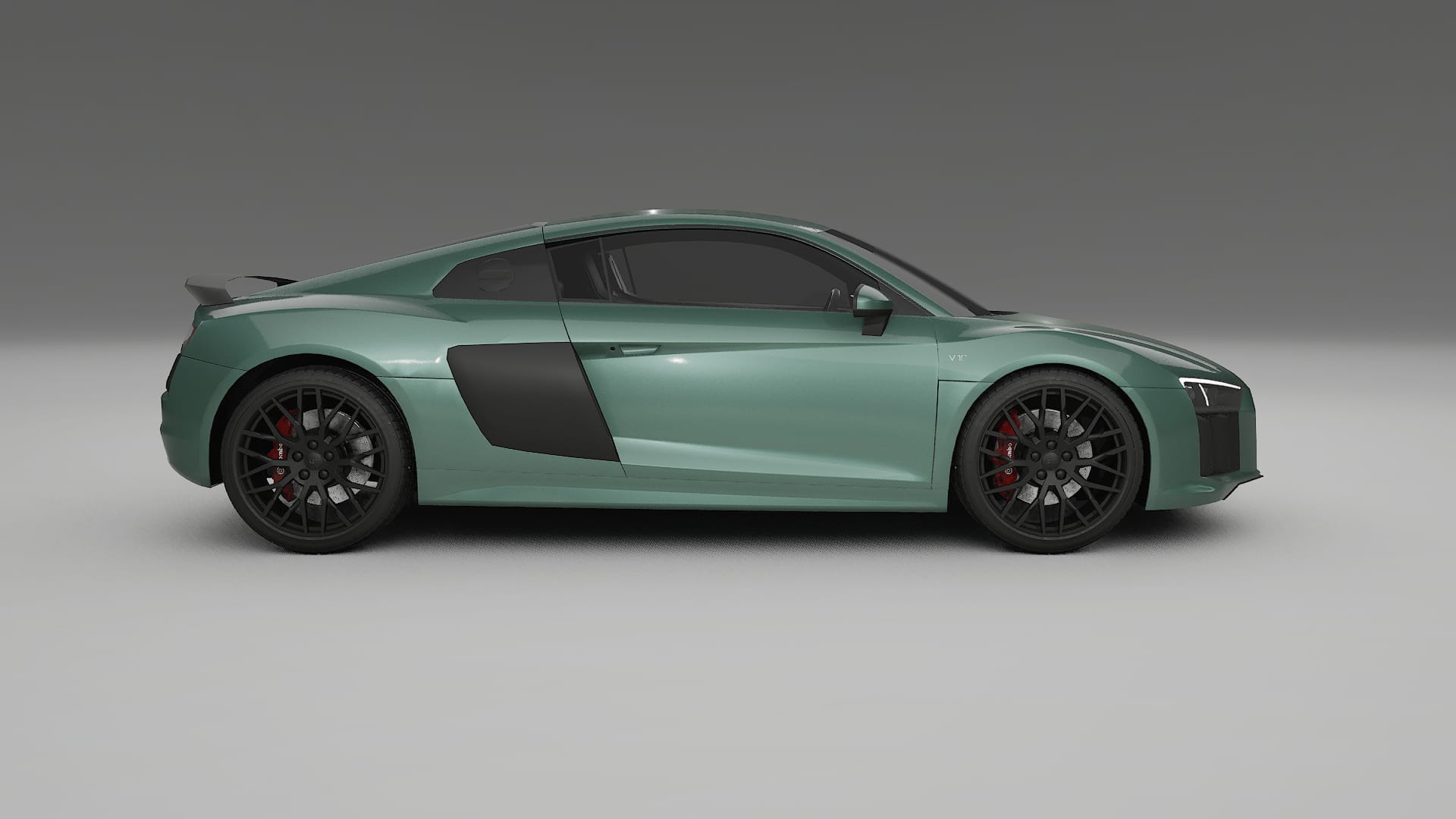 Audi R8 typ 4S prefacelift pre LCI TPU Lackskyddsfilm | EVERGREEN Färgskiftande PPF – Komplett Förskuret Kit