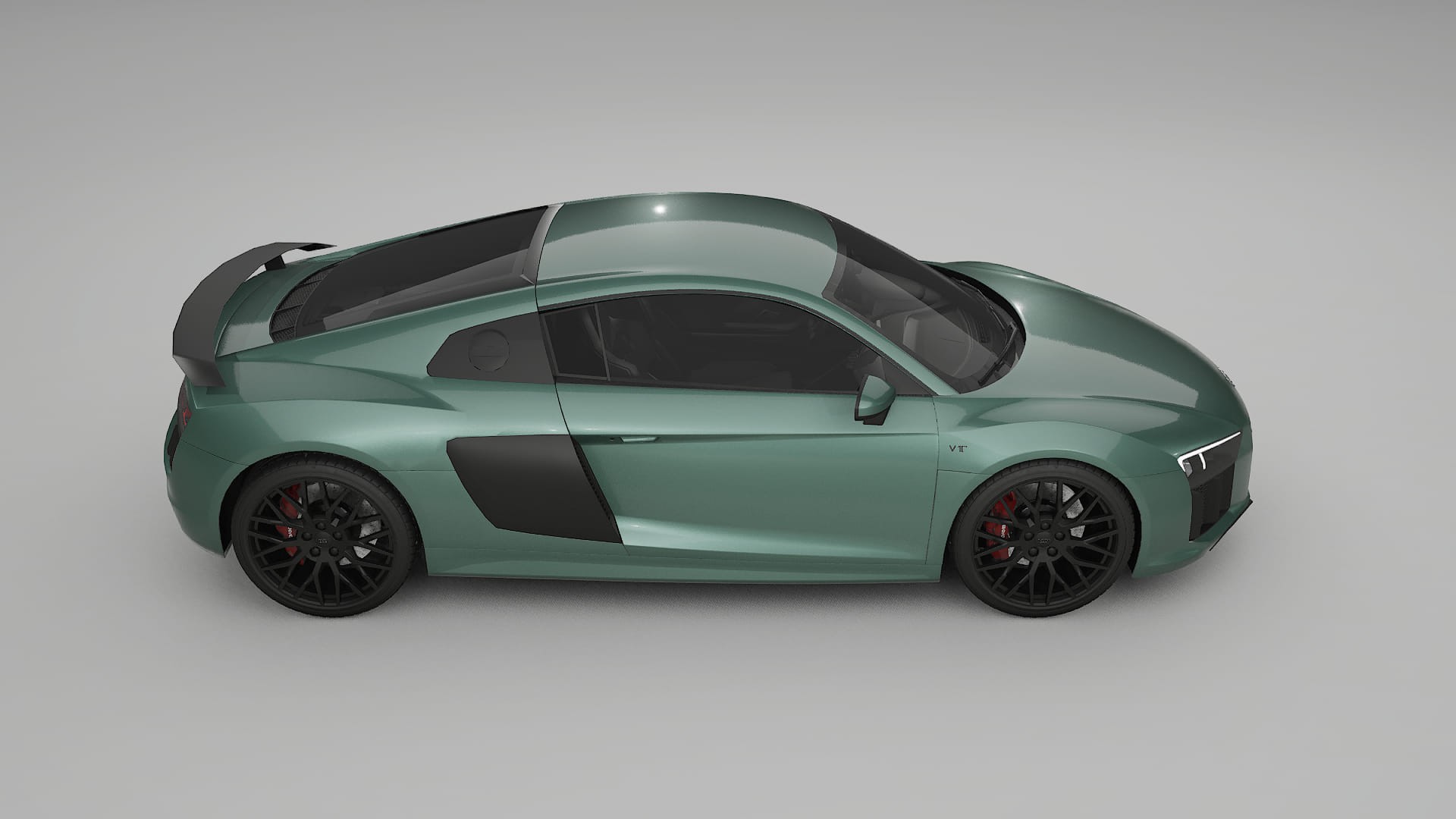 Audi R8 typ 4S prefacelift pre LCI TPU Lackskyddsfilm | EVERGREEN Färgskiftande PPF – Komplett Förskuret Kit