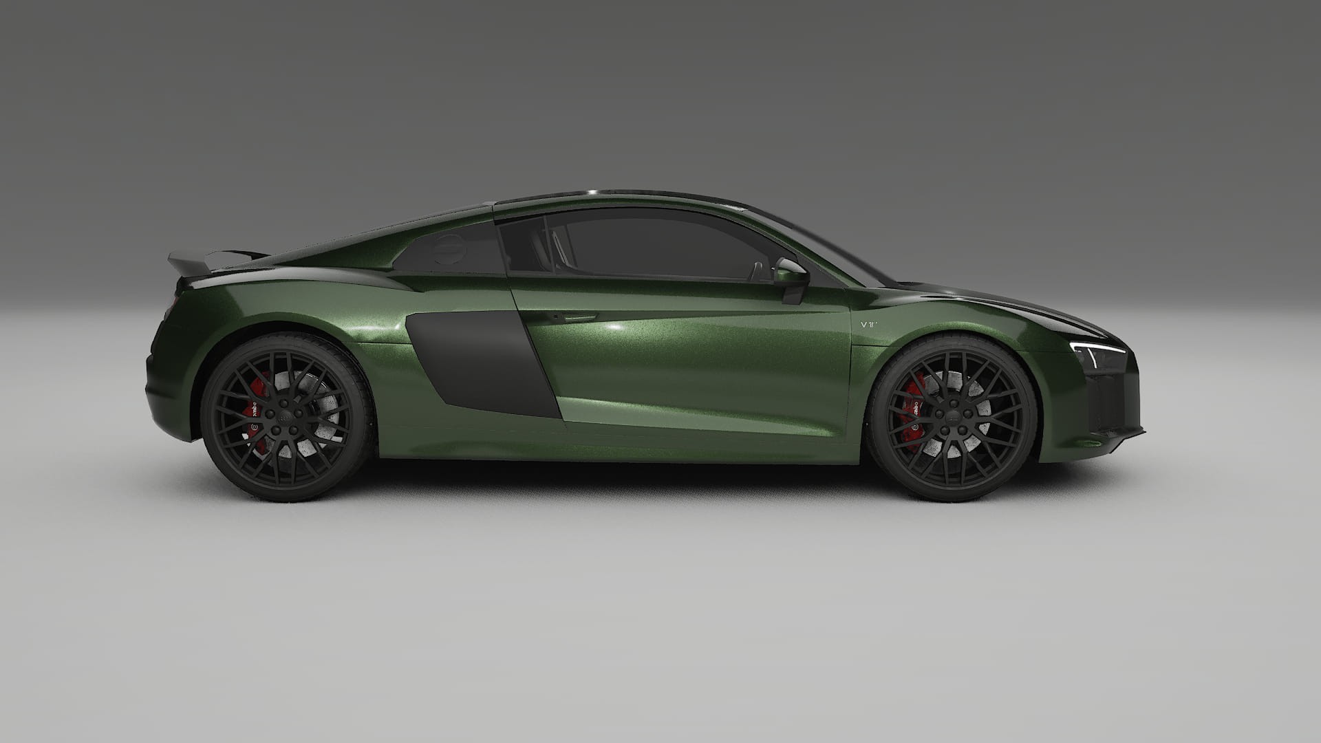 Audi R8 typ 4S prefacelift pre LCI TPU Lackskyddsfilm | LAGOON Färgskiftande PPF – Komplett Förskuret Kit