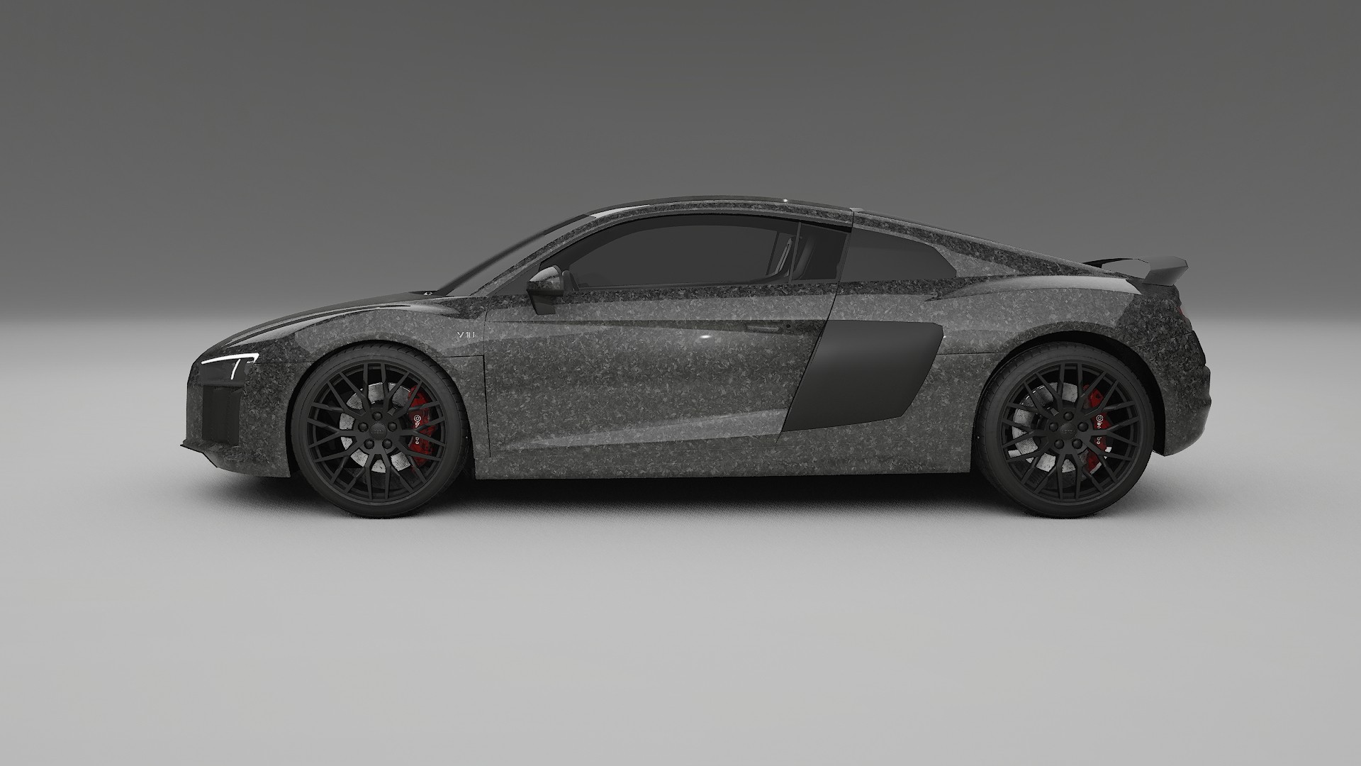 Audi R8 typ 4S prefacelift pre LCI TPU Lackskyddsfilm | FORGED S Färgskiftande PPF – Komplett Förskuret Kit