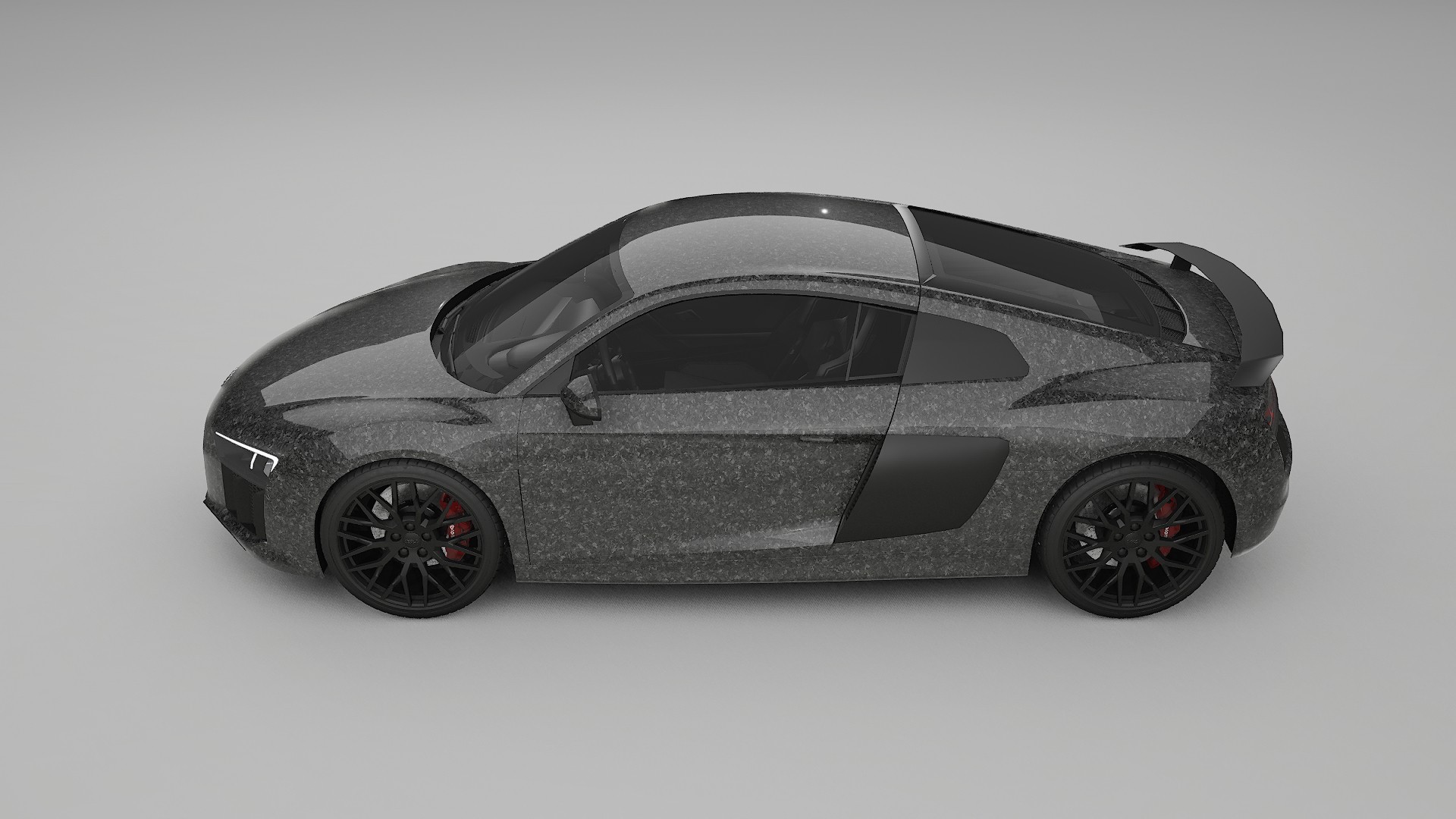 Audi R8 typ 4S prefacelift pre LCI TPU Lackskyddsfilm | FORGED S Färgskiftande PPF – Komplett Förskuret Kit