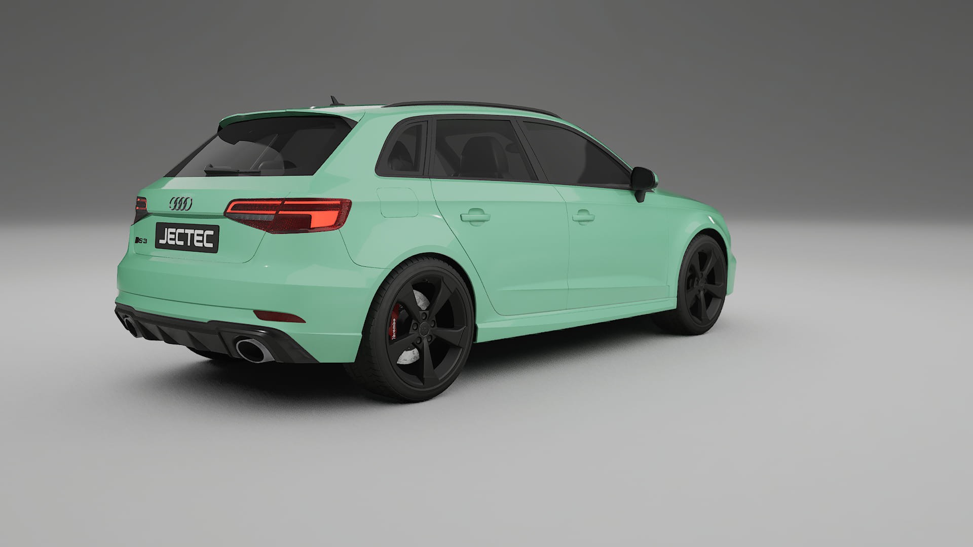 Audi RS3 Sportback 8V facelift LCI TPU Lackskyddsfilm | DUSTY Färgskiftande PPF – Komplett Förskuret Kit