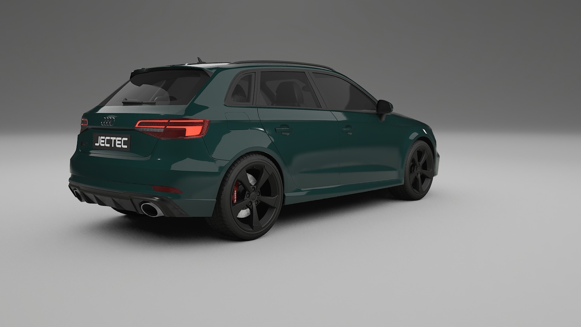 Audi RS3 Sportback 8V facelift LCI TPU Lackskyddsfilm | INFERNO Färgskiftande PPF – Komplett Förskuret Kit