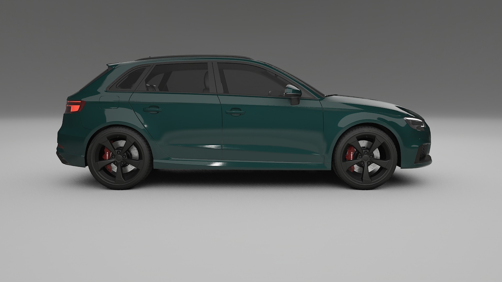 Audi RS3 Sportback 8V facelift LCI TPU Lackskyddsfilm | INFERNO Färgskiftande PPF – Komplett Förskuret Kit