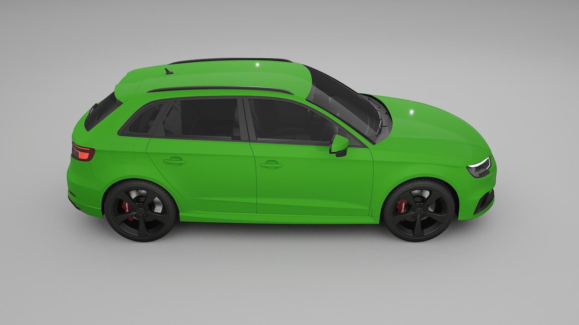 Audi RS3 Sportback 8V facelift LCI TPU Lackskyddsfilm | VENOM Färgskiftande PPF – Komplett Förskuret Kit