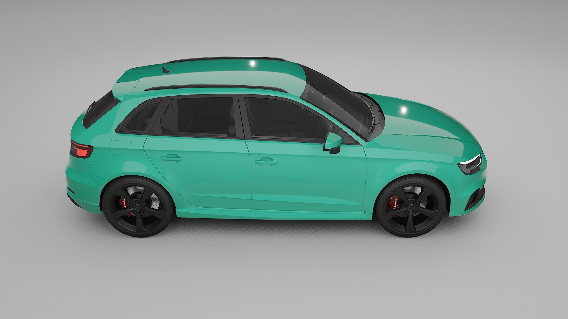 Audi RS3 Sportback 8V facelift LCI TPU Lackskyddsfilm | JEWEL Färgskiftande PPF – Komplett Förskuret Kit