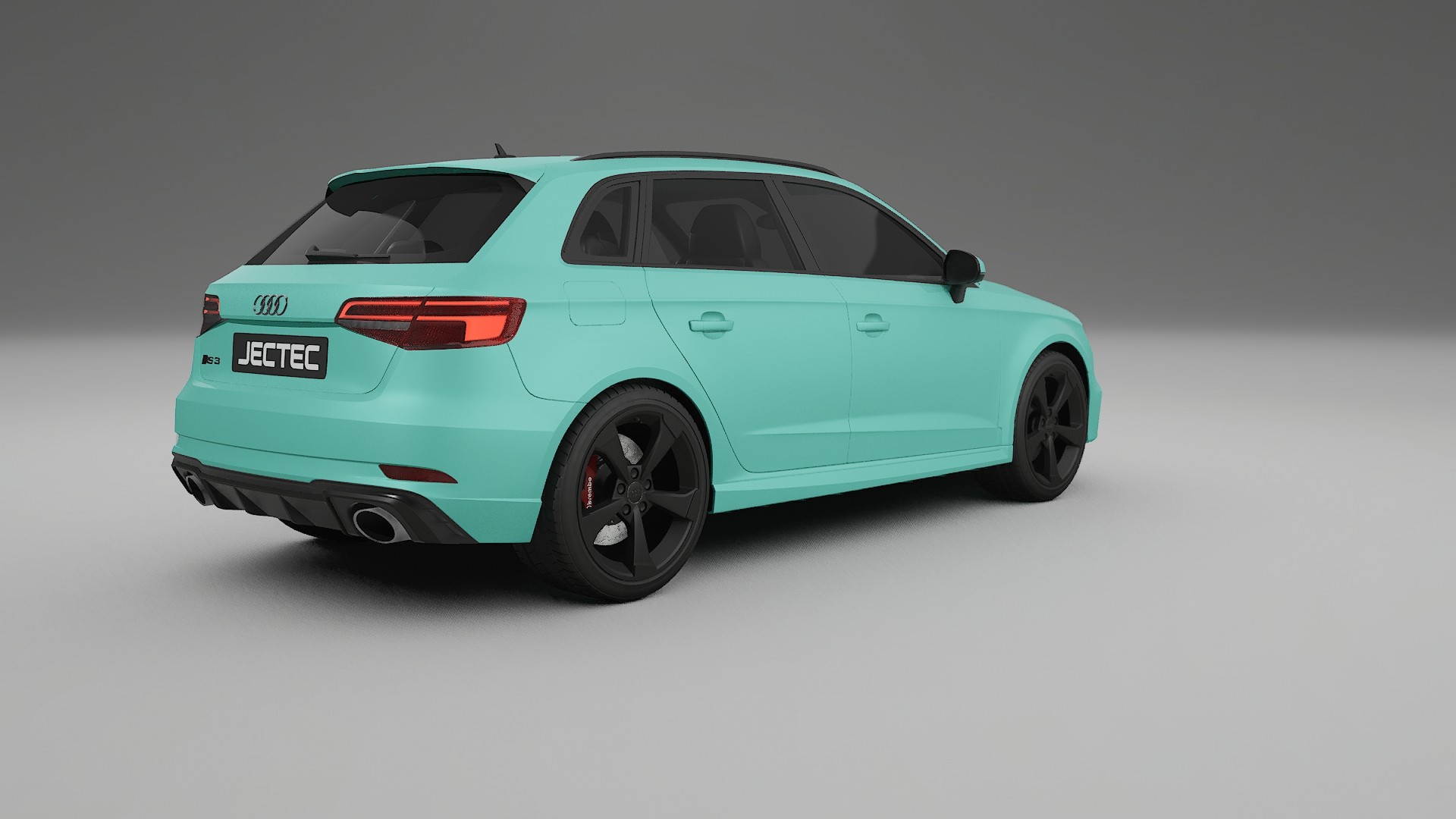 Audi RS3 Sportback 8V facelift LCI TPU Lackskyddsfilm | FROST Färgskiftande PPF – Komplett Förskuret Kit