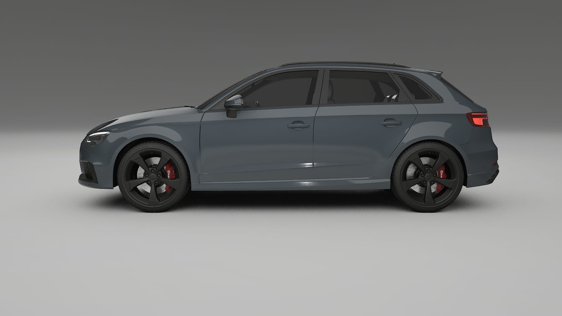 Audi RS3 Sportback 8V facelift LCI TPU Lackskyddsfilm | GRANITE Färgskiftande PPF – Komplett Förskuret Kit