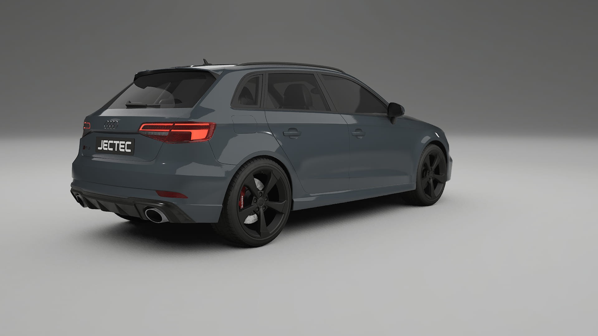 Audi RS3 Sportback 8V facelift LCI TPU Lackskyddsfilm | GRANITE Färgskiftande PPF – Komplett Förskuret Kit