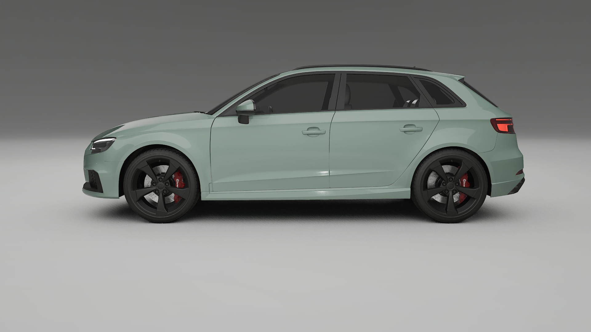 Audi RS3 Sportback 8V facelift LCI TPU Lackskyddsfilm | CINDER Färgskiftande PPF – Komplett Förskuret Kit