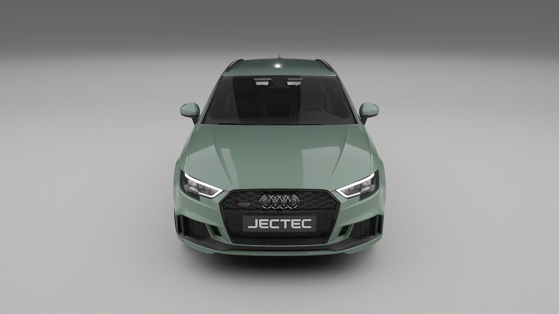 Audi RS3 Sportback 8V facelift LCI TPU Lackskyddsfilm | CINDER Färgskiftande PPF – Komplett Förskuret Kit