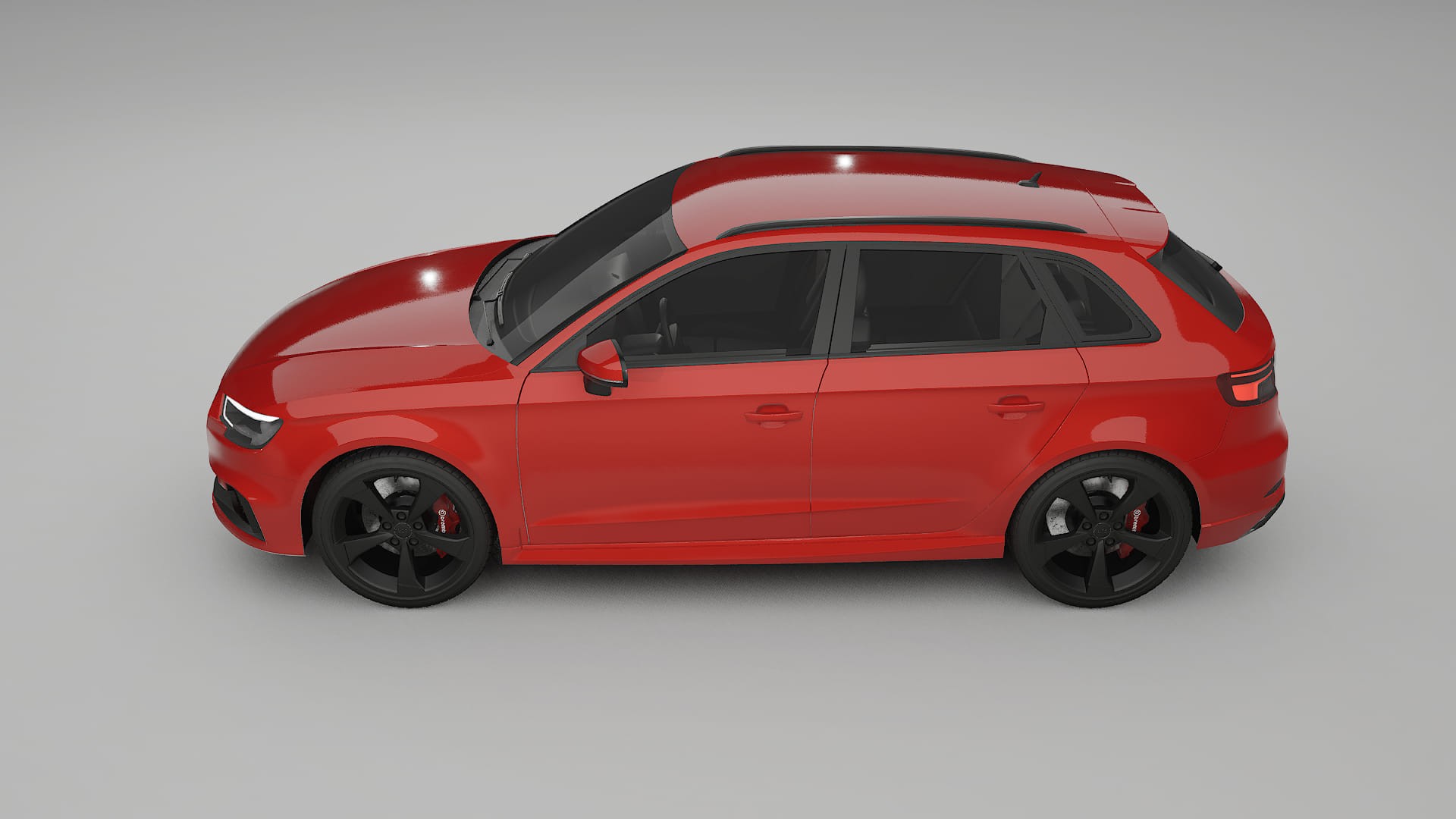 Audi RS3 Sportback 8V facelift LCI TPU Lackskyddsfilm | BLAZE Färgskiftande PPF – Komplett Förskuret Kit