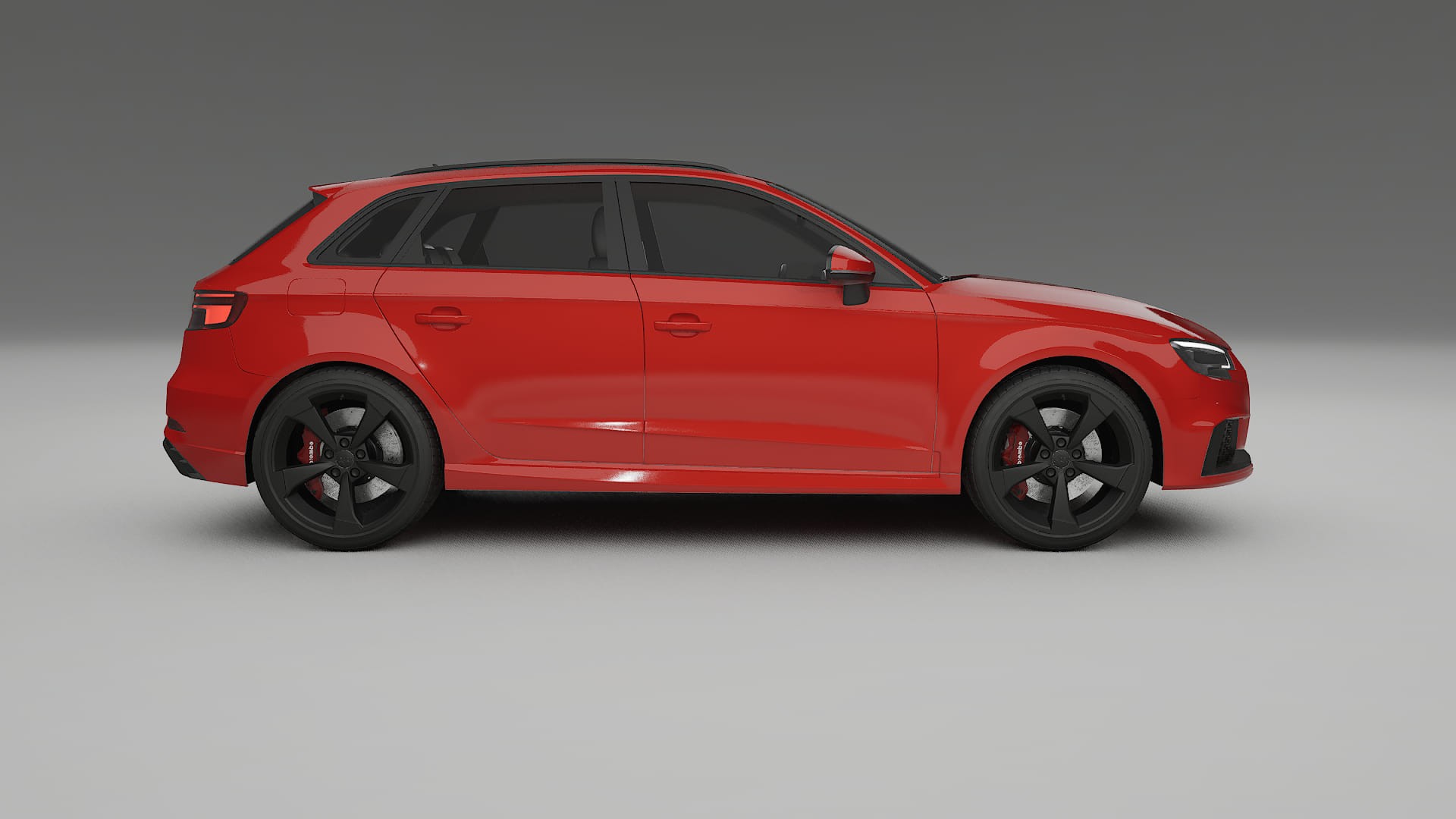 Audi RS3 Sportback 8V facelift LCI TPU Lackskyddsfilm | BLAZE Färgskiftande PPF – Komplett Förskuret Kit