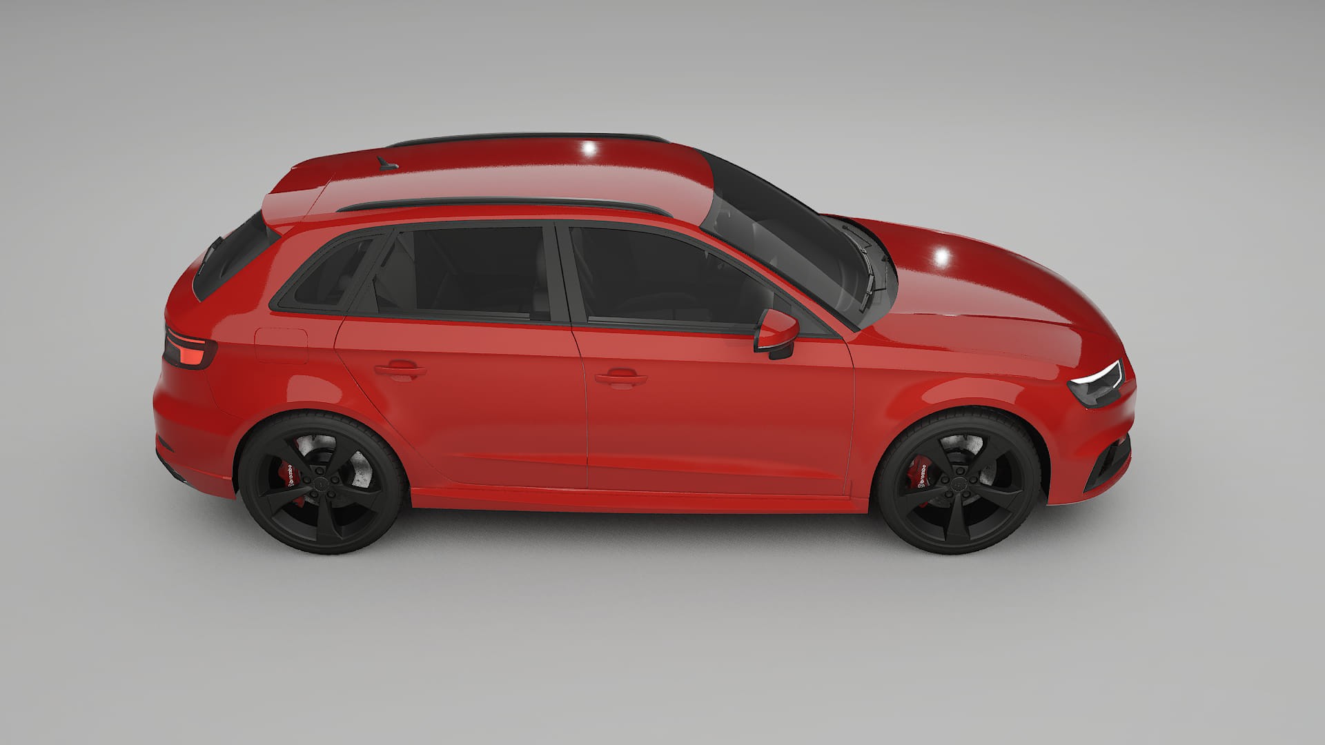 Audi RS3 Sportback 8V facelift LCI TPU Lackskyddsfilm | BLAZE Färgskiftande PPF – Komplett Förskuret Kit